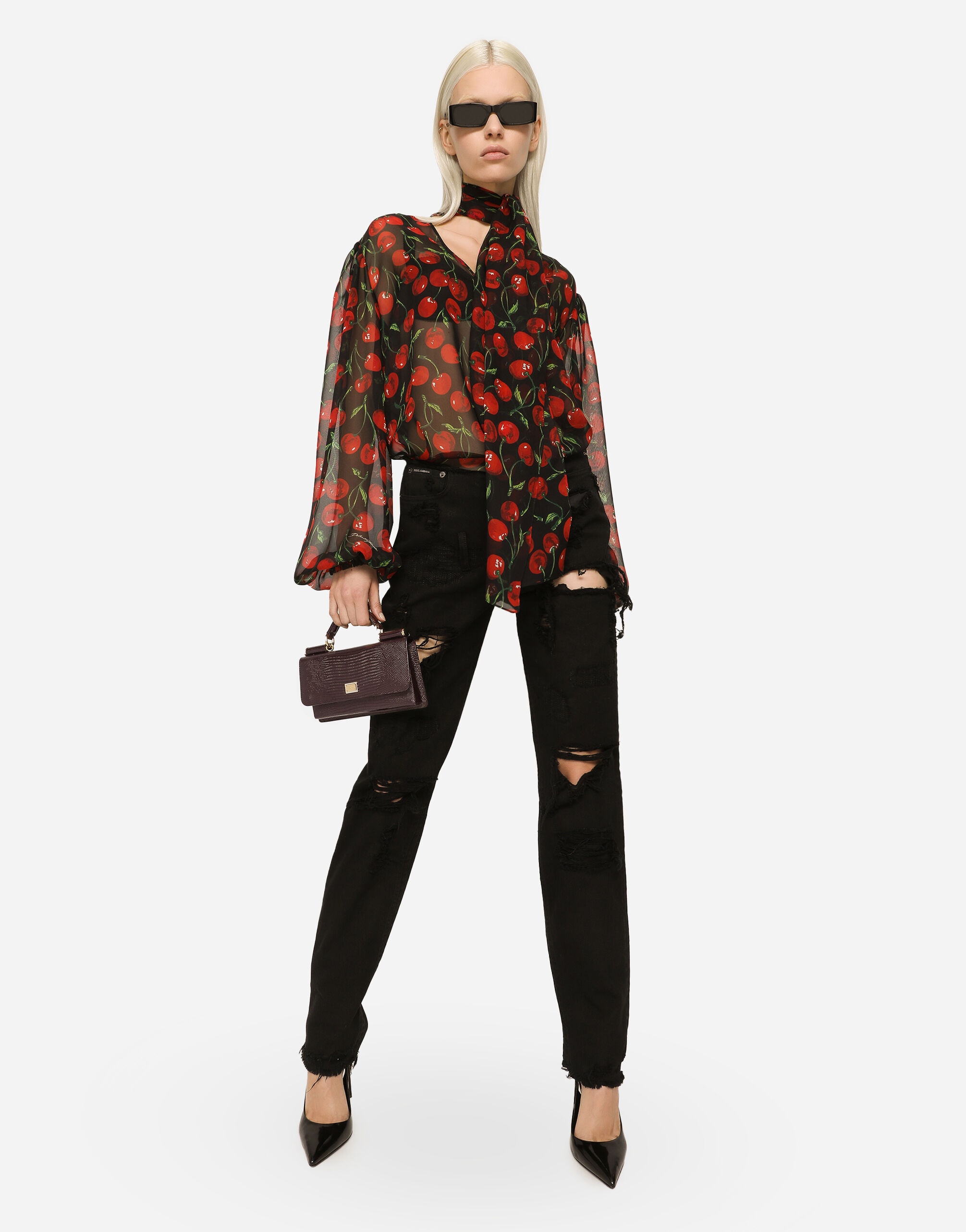 Iguana-print mini bag - 2