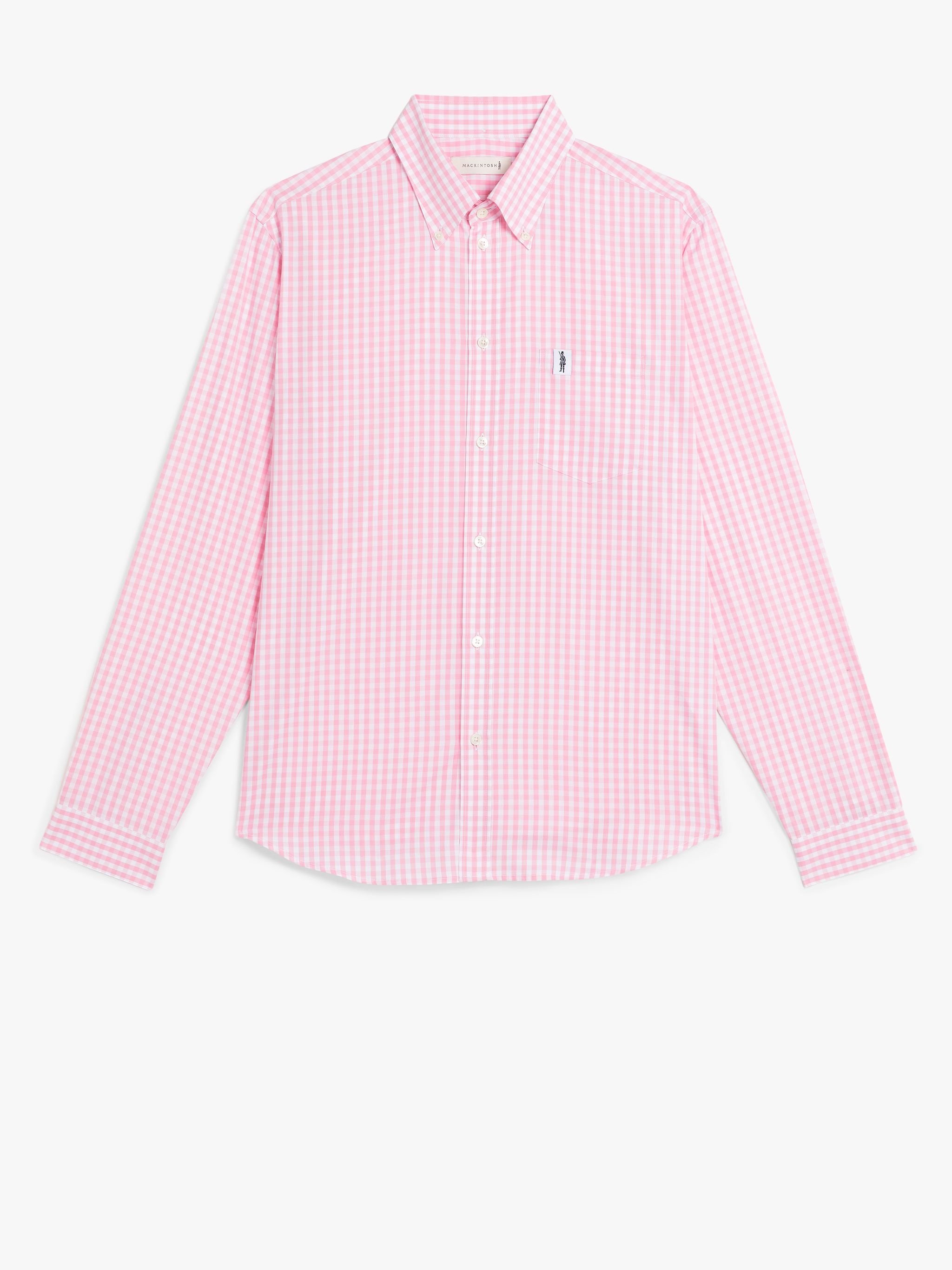 BLOOMSBURY PINK CHECK COTTON SHIRT | GSC-107 - 1