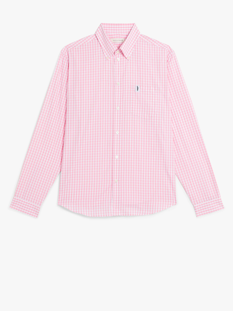 BLOOMSBURY PINK CHECK COTTON SHIRT | GSC-107 1