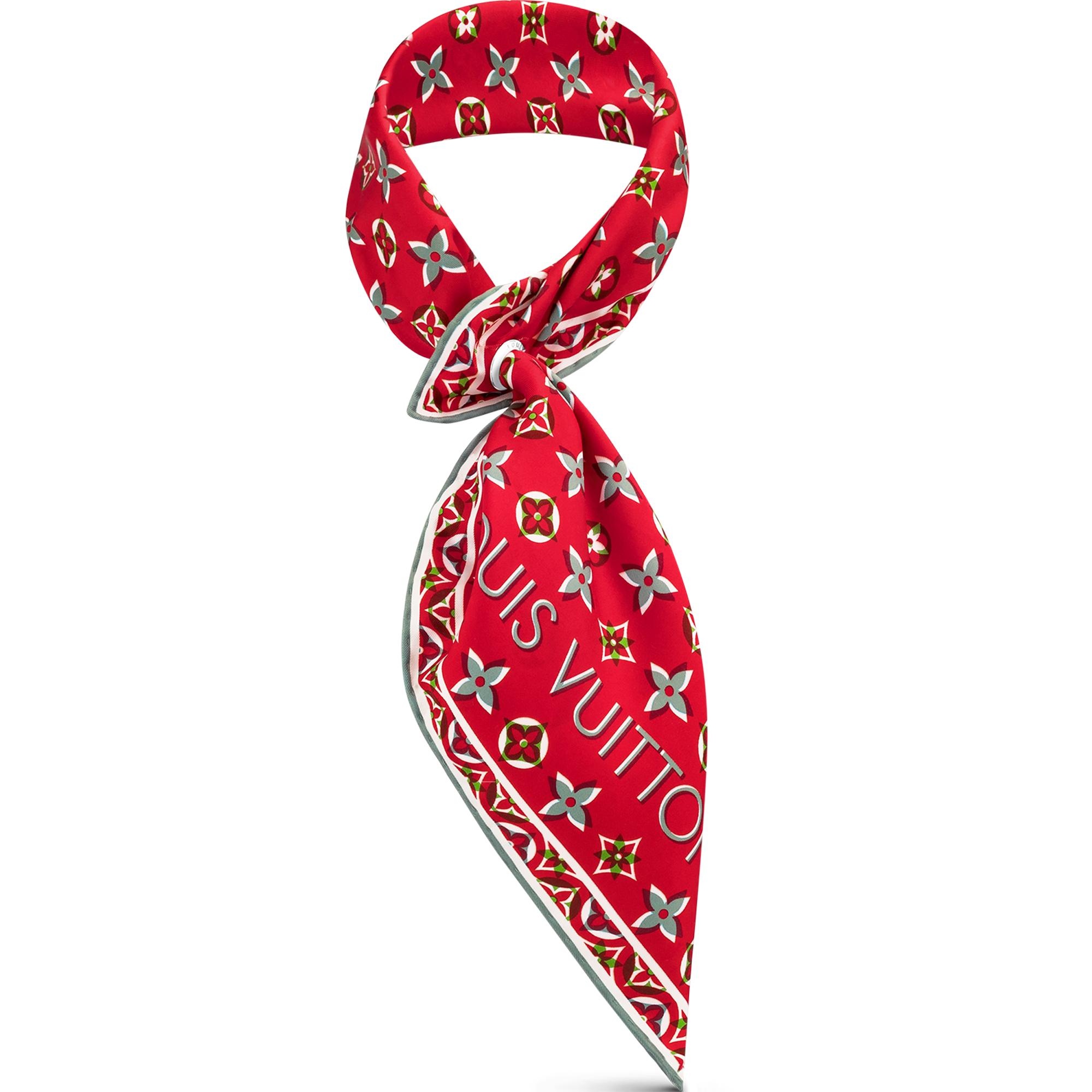 Sunset Monogram Double Face Bandana - 4