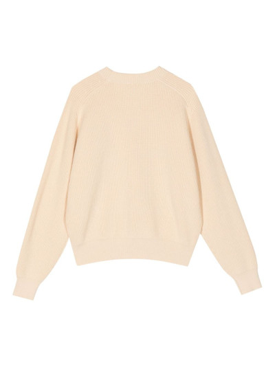 Maison Kitsuné Bold Fox-appliqué jumper outlook