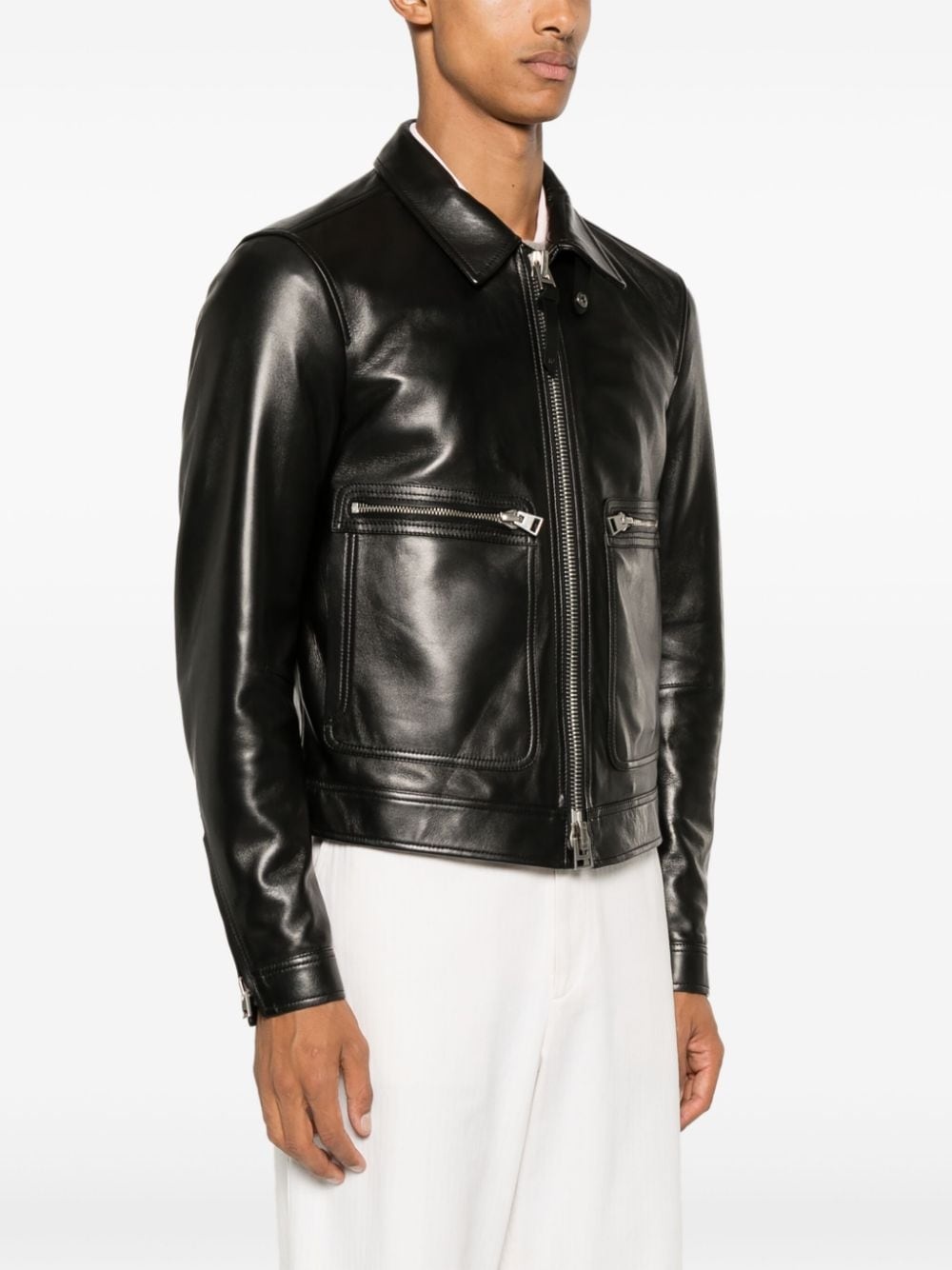 TOM FORD leather jacket | farfetch | REVERSIBLE