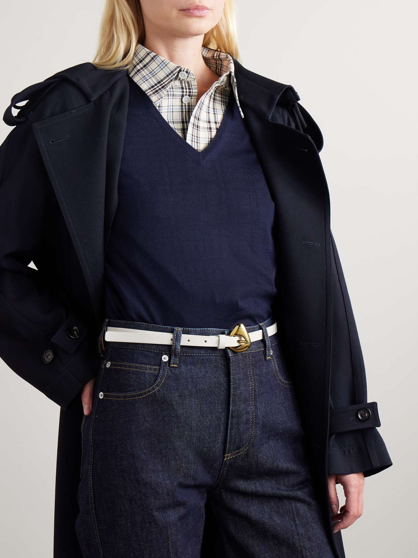 BOTTEGA VENETA 関税込 Fin ベルト ブラックフィン ベルト| Bottega Veneta® 日本