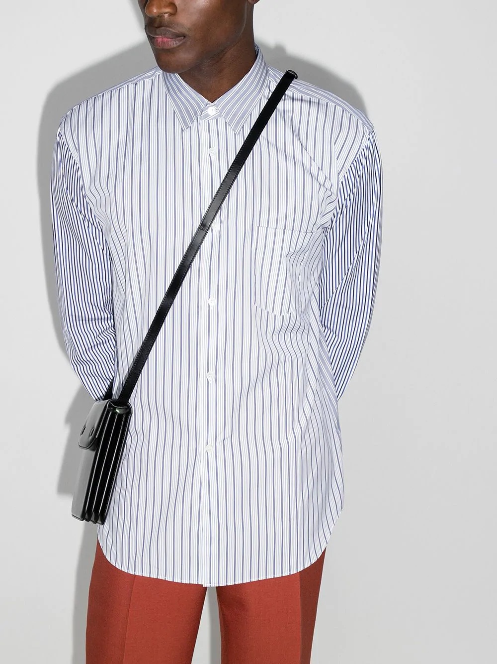 pinstripe long-sleeve shirt - 2