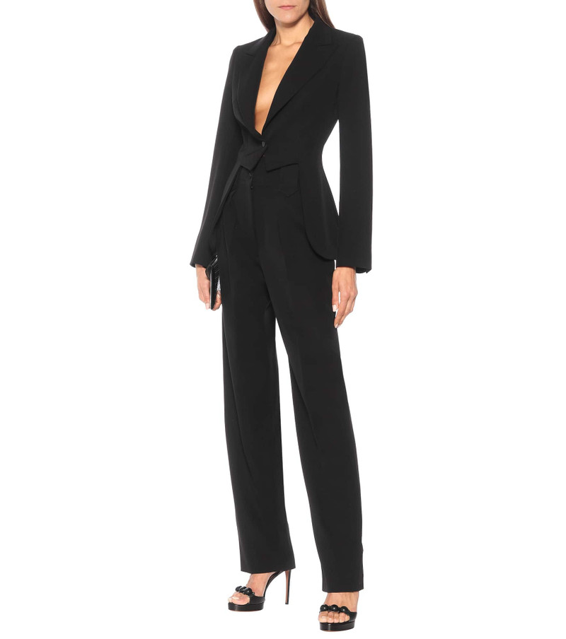 Alaïa Wool-twill blazer outlook