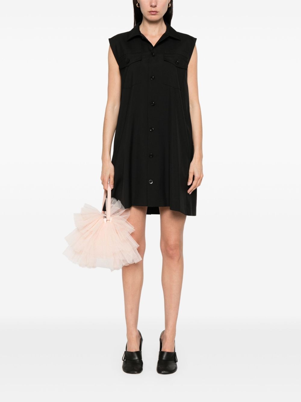 sleeveless mini dress - 2