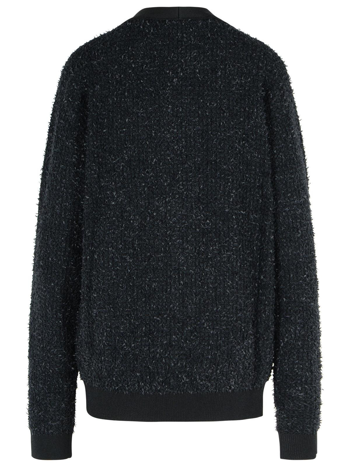 Balmain Black Cotton Blend Cardigan Men - 3