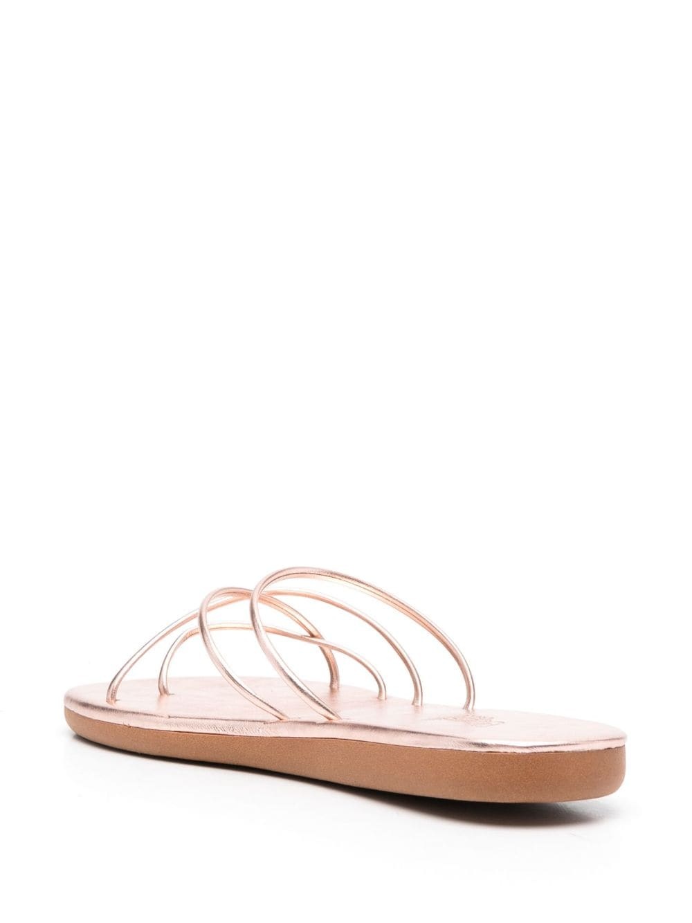 Pu slip-on leather sandals - 3