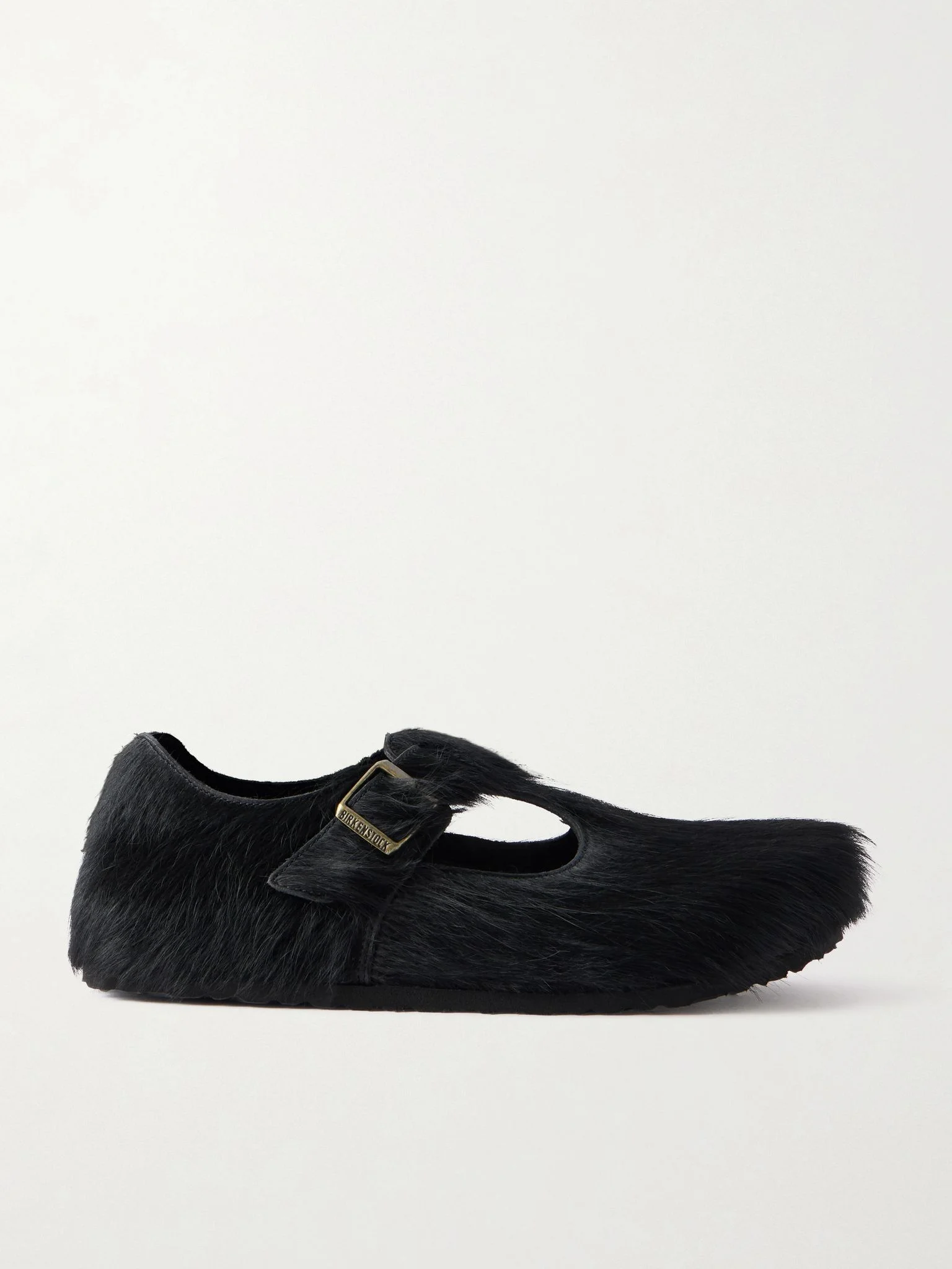 + SFTM Paris calf hair Mary Jane pumps Black - 1