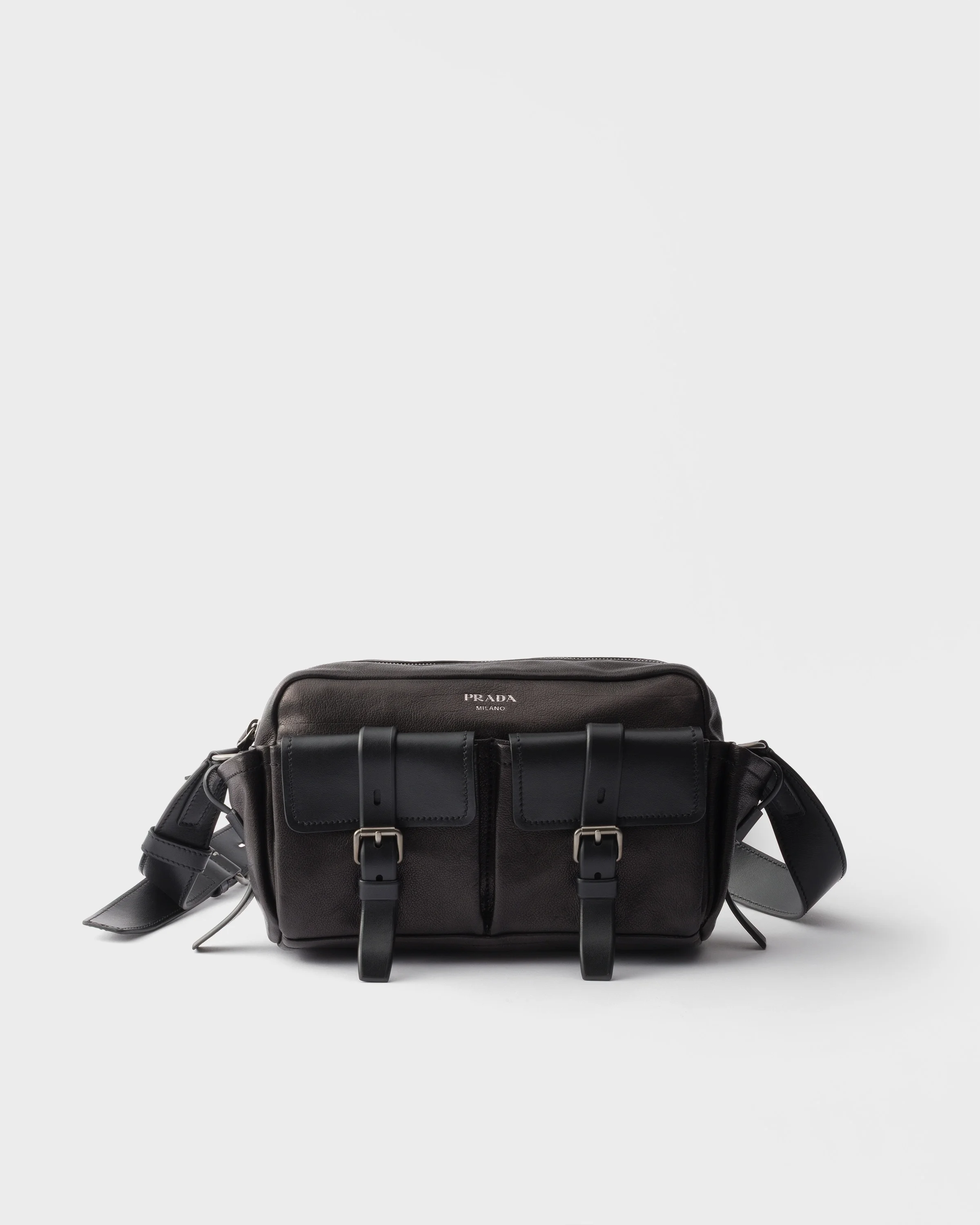 Prada Route leather shoulder bag - 1