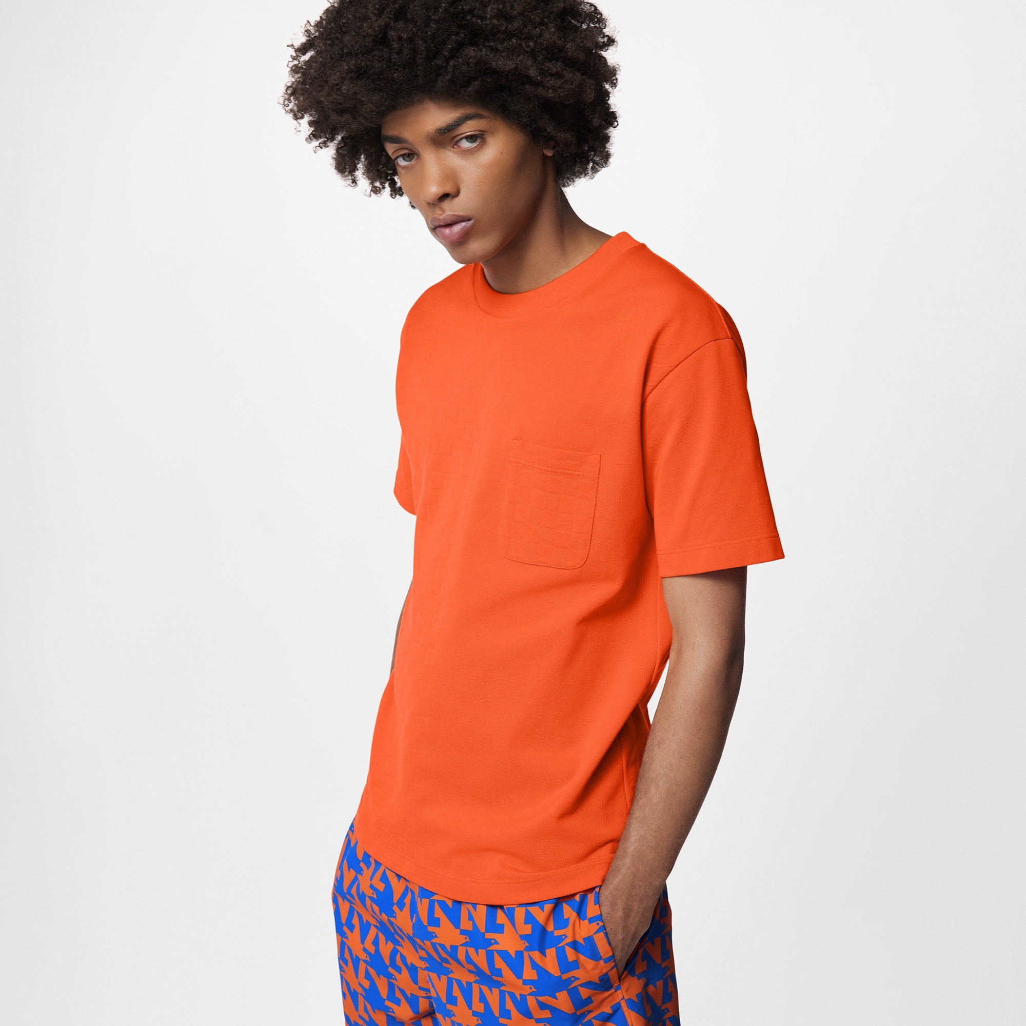 LVSE Half Damier Pocket T-Shirt - 5