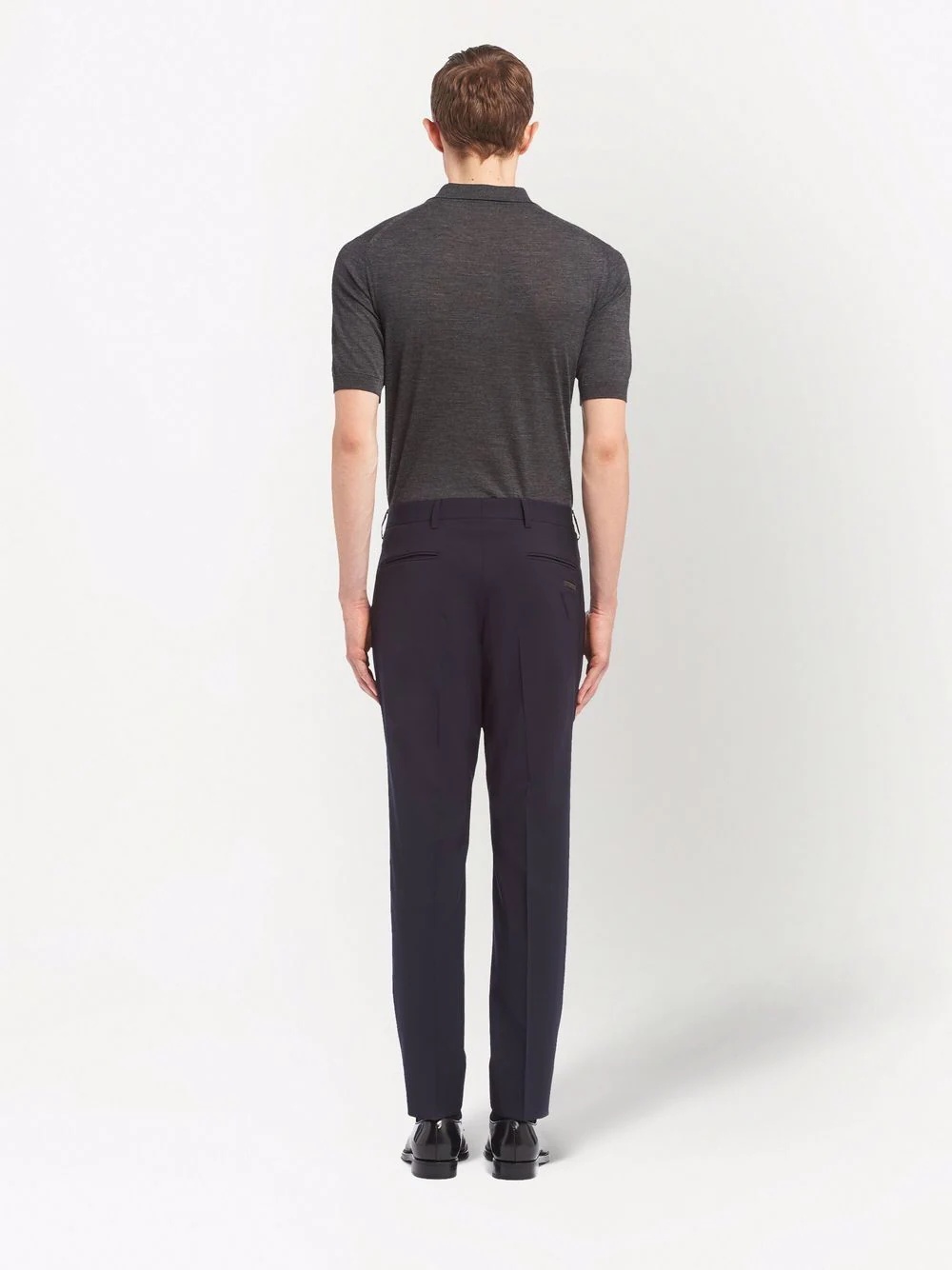 tailored straight-leg trousers - 4