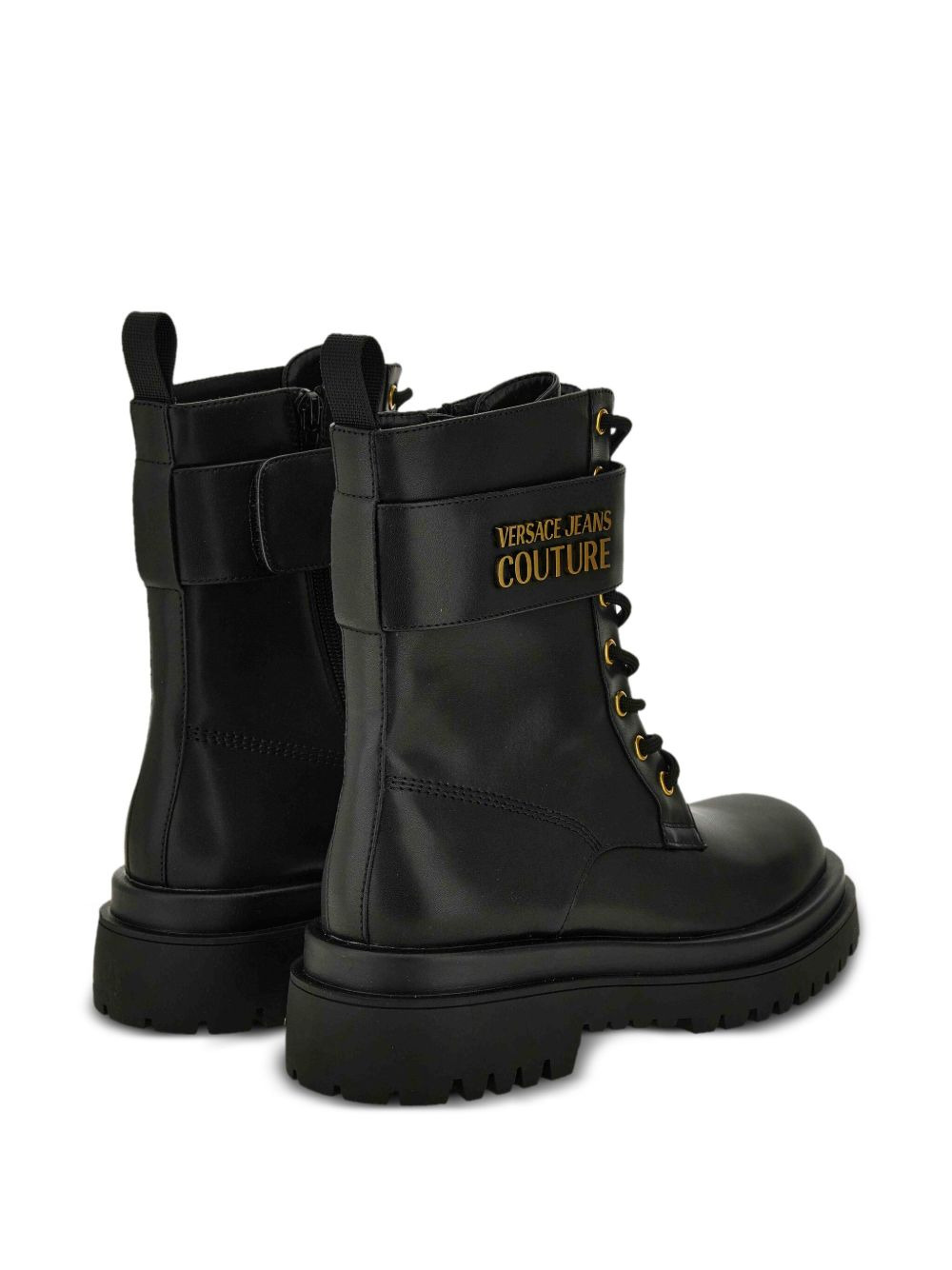 lace-up strap boots - 3