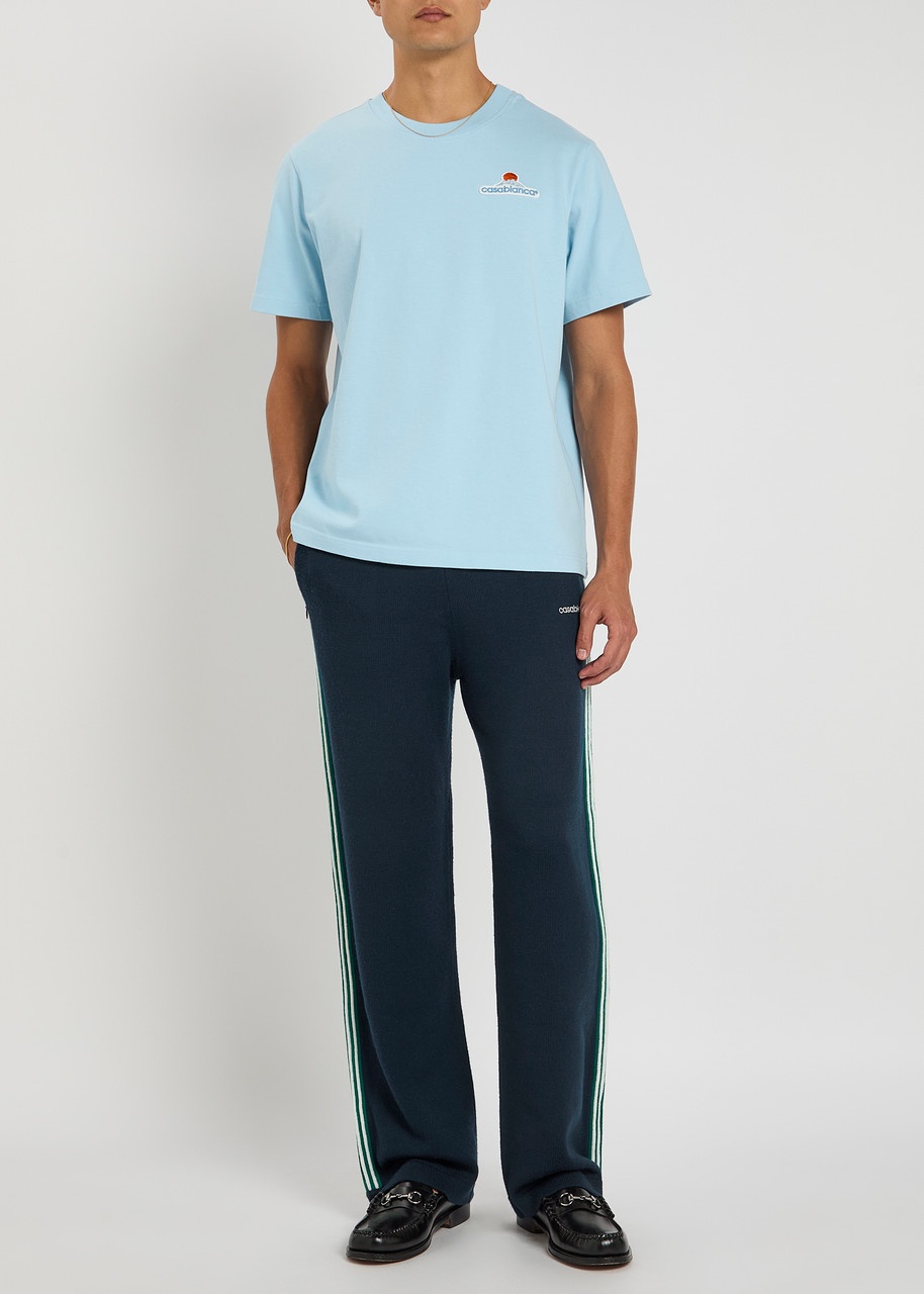 Casablanca Montagne Patch Logo Cotton T-shirt - 4