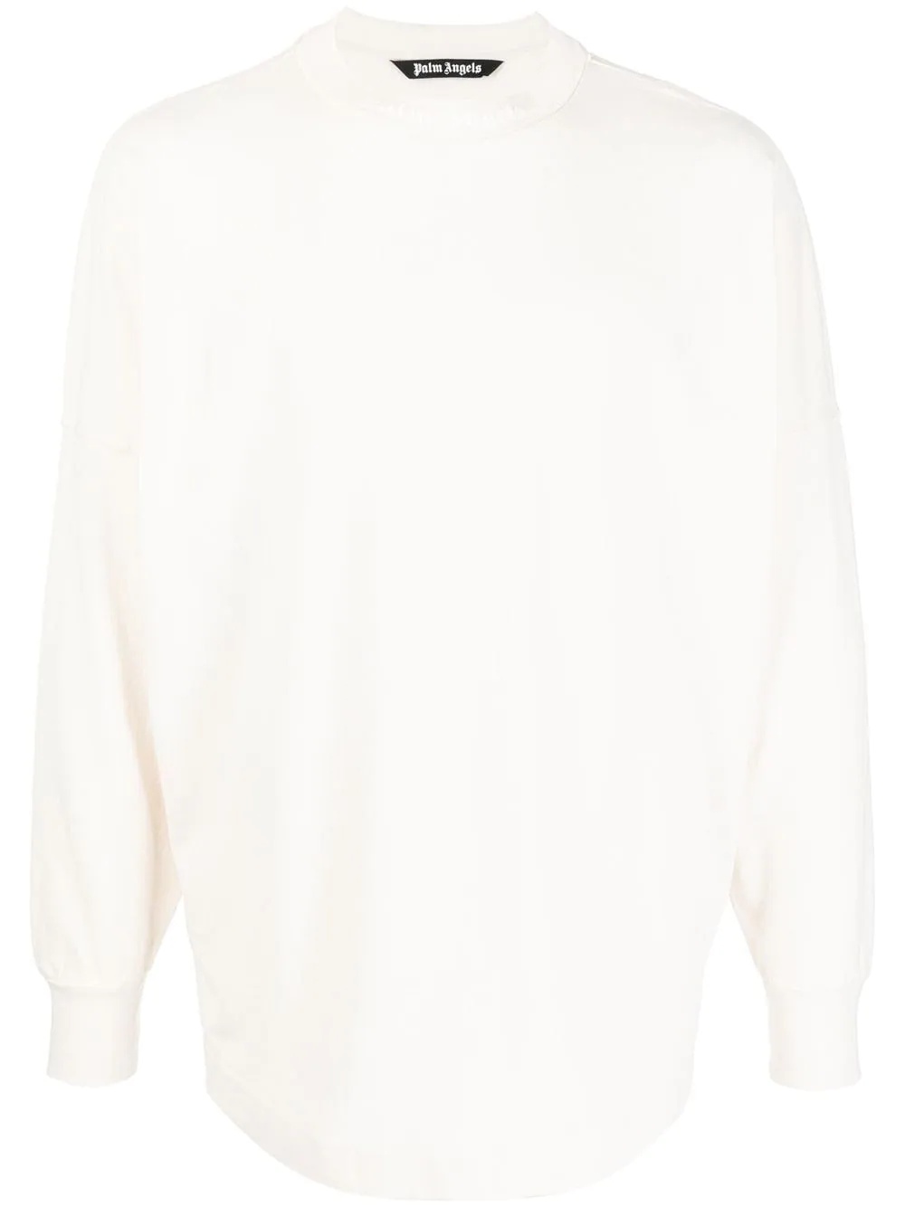 CLASSIC LOGO OVER TEE L/S BUTTER WHITE - 1