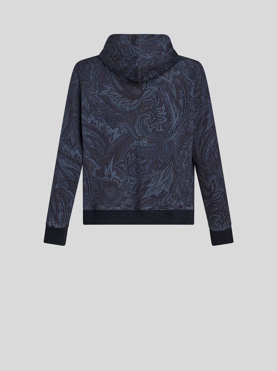PAISLEY HOODED SWEATSHIRT - 6