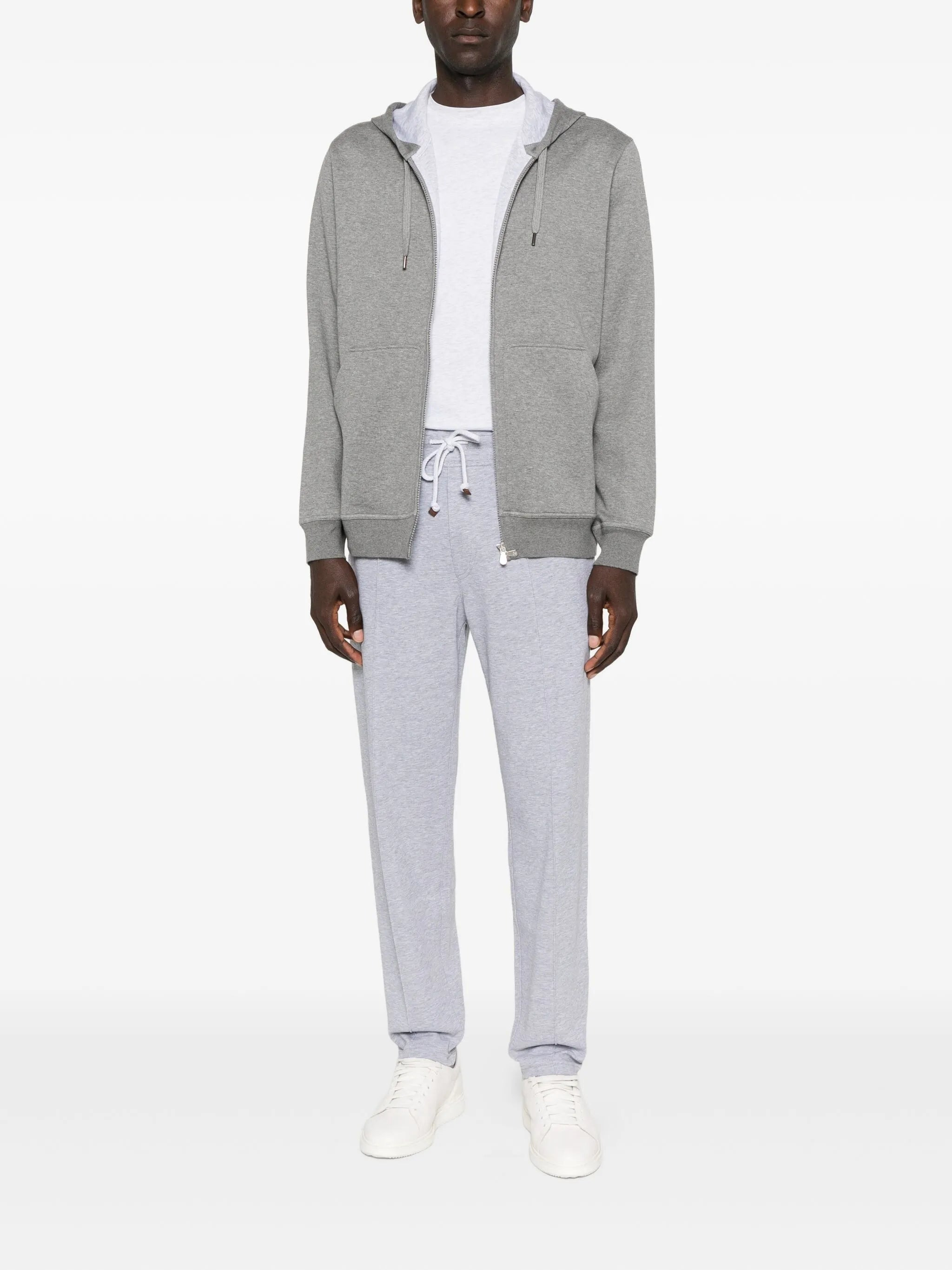 Brunello Cucinelli Hooded Zip-up Hoodie - 3