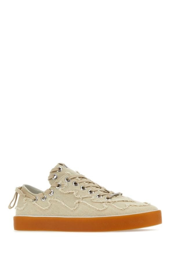 Sand canvas sneakers - 2