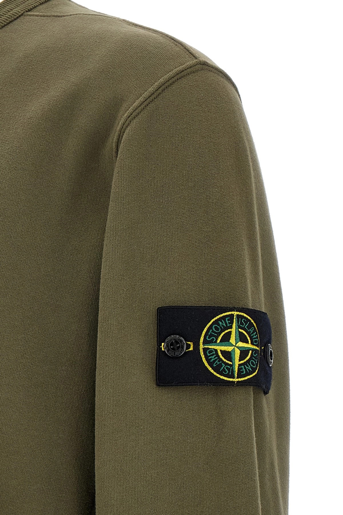 Logo badge cotton sweatshirt - 4