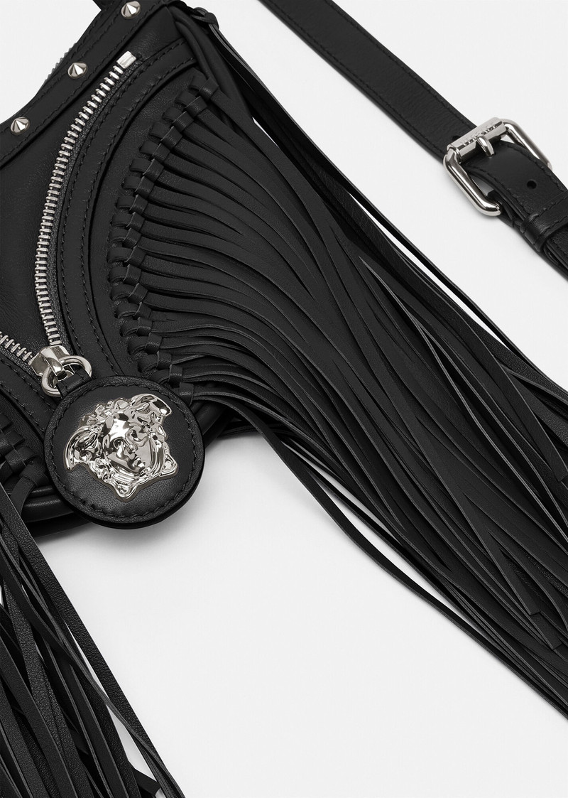 Fringed Repeat Mini Hobo Bag 5