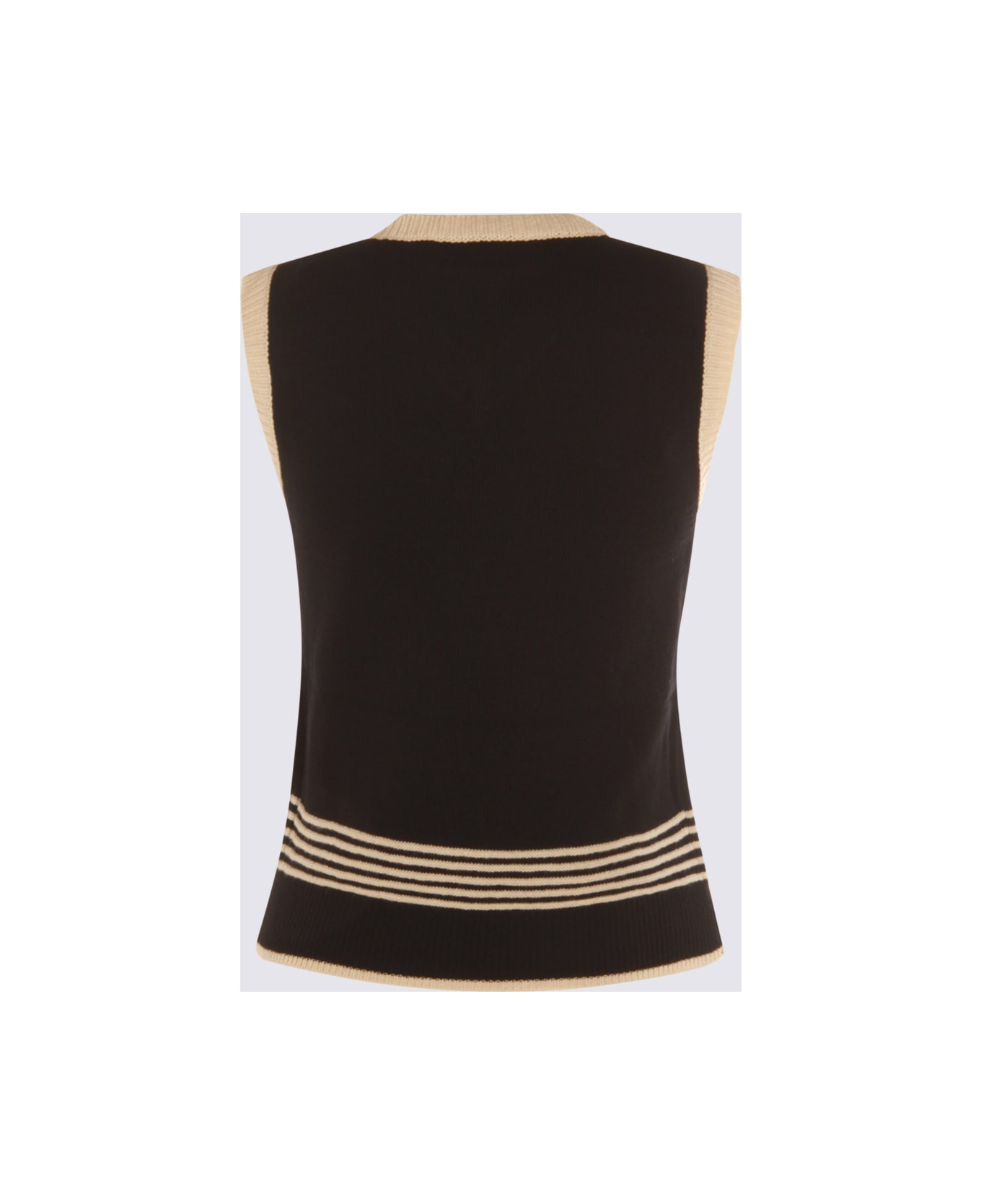 Black Wool Knitwear - 2