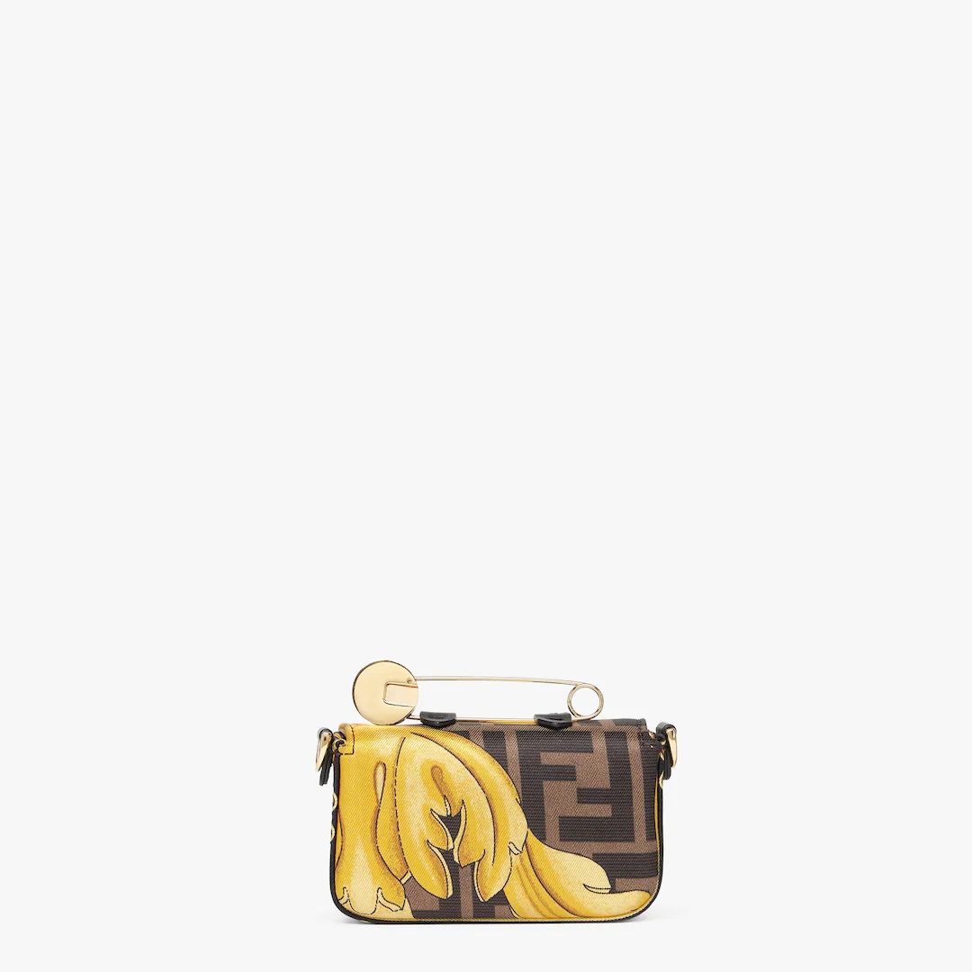 Fendace Black leather  charm - 3