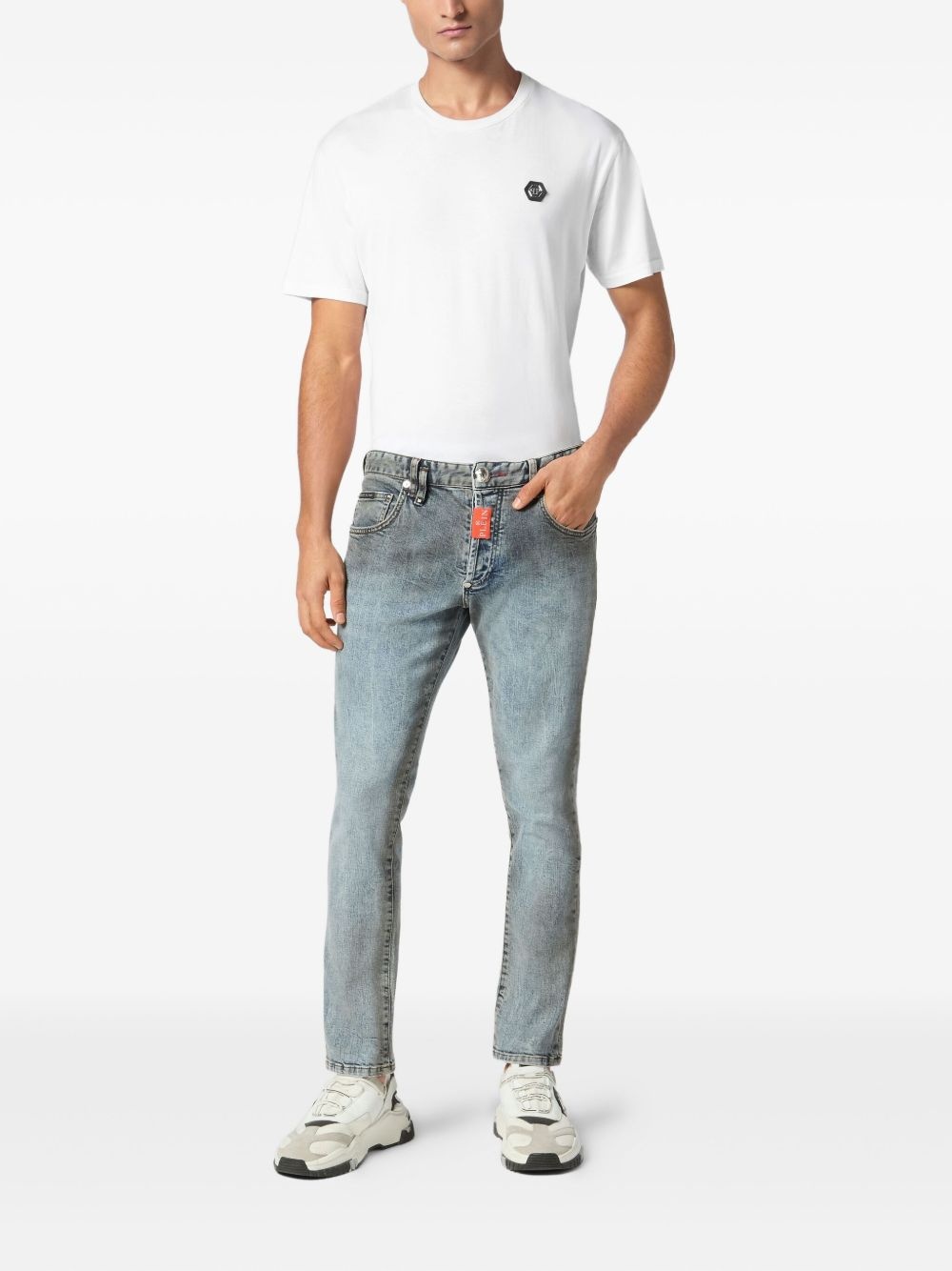 Hexagon skinny jeans - 2