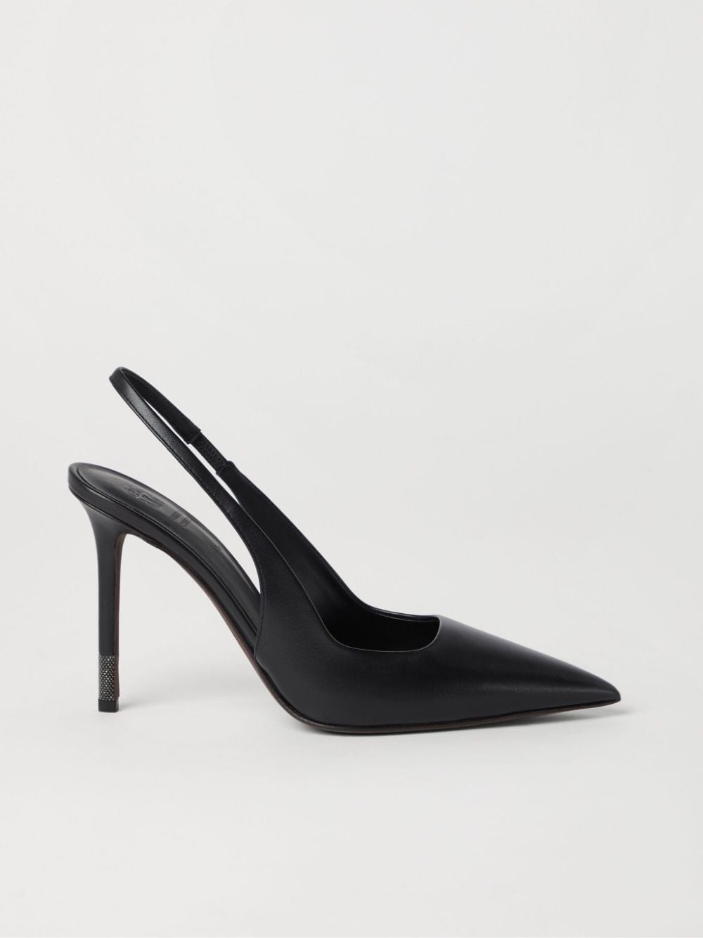 monili-detail leather slingback pumps - 2