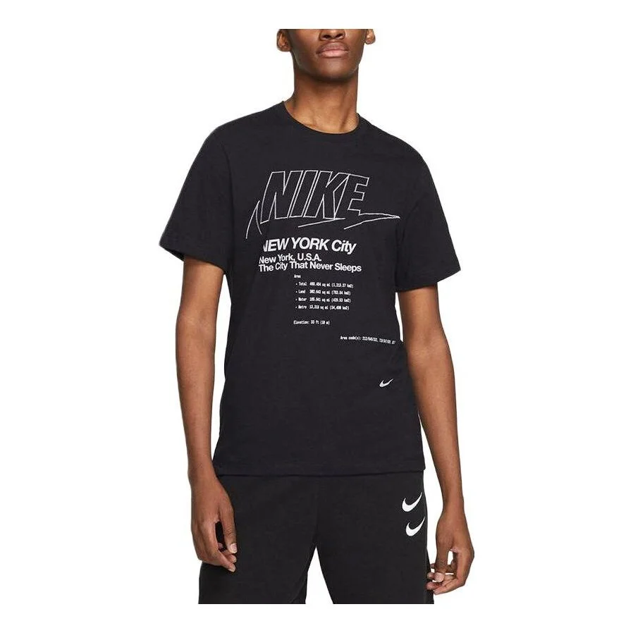 Nike NYC City T-shirt 'Black' DJ5841-010 - 1
