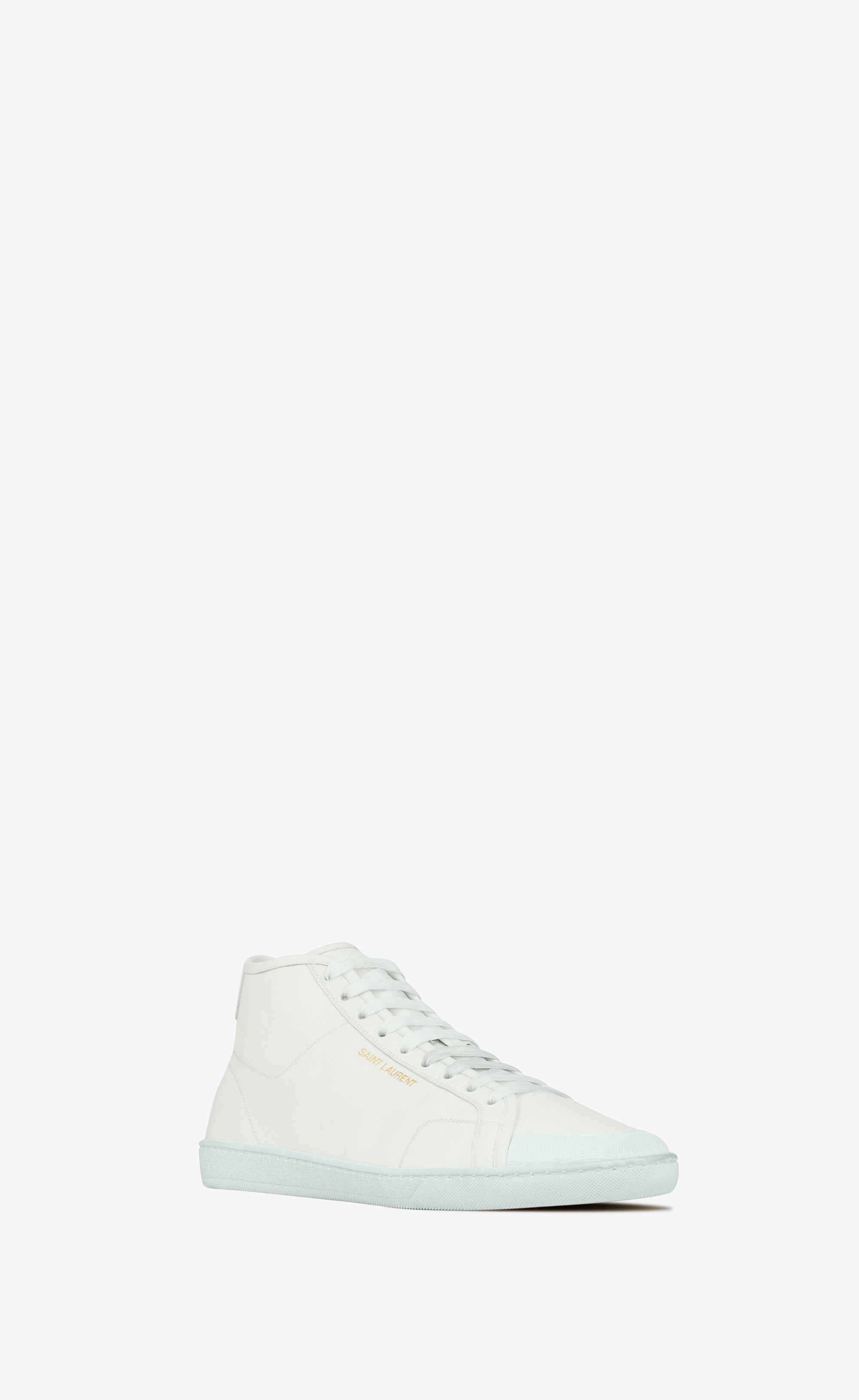 court classic sl/39 mid-top sneakers in grained leather - 4