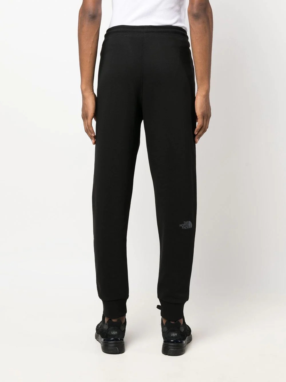 embroidered-logo cotton track pants - 4