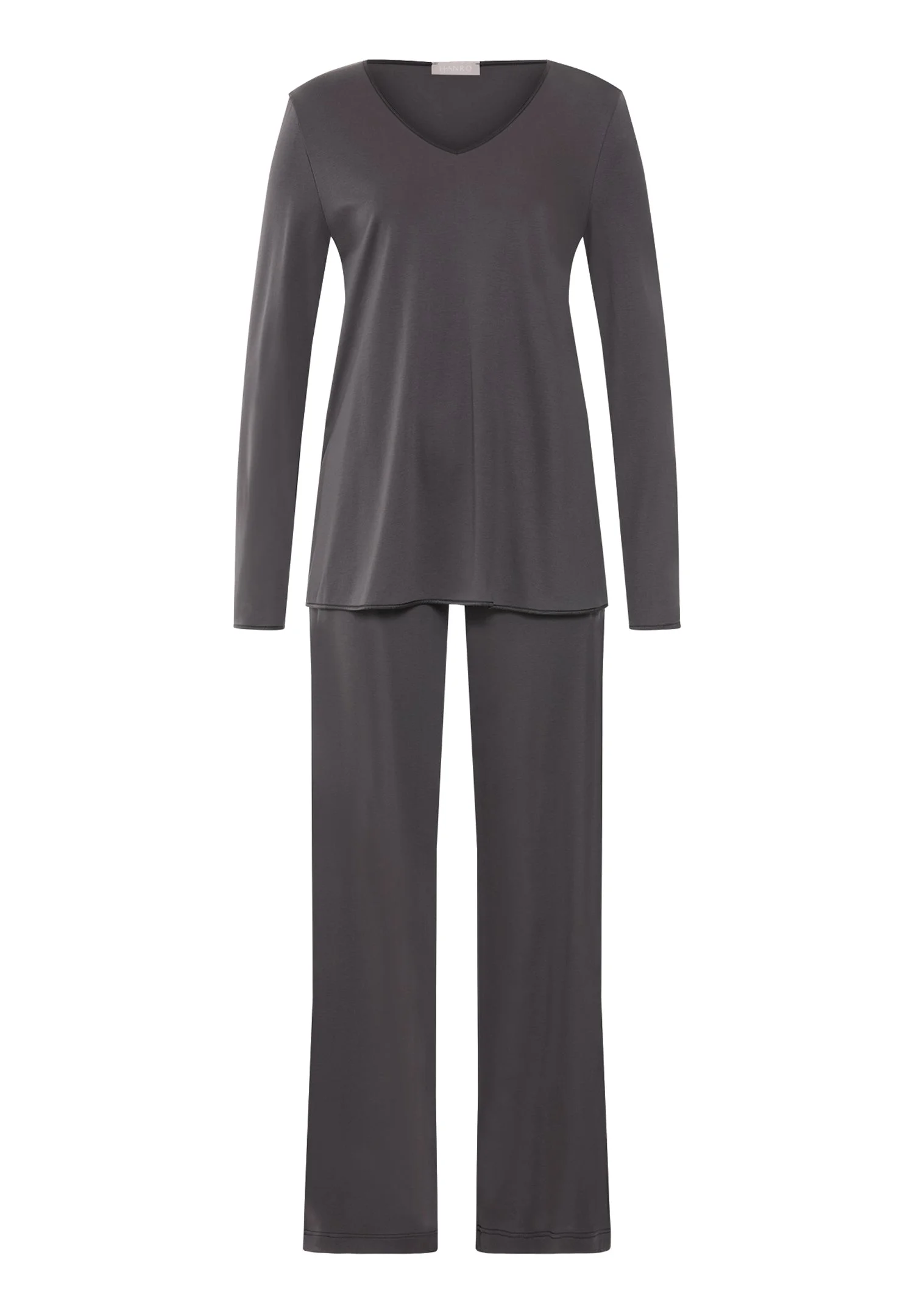 Cotton Silk V-Neck Cotton Pajama Set - 1