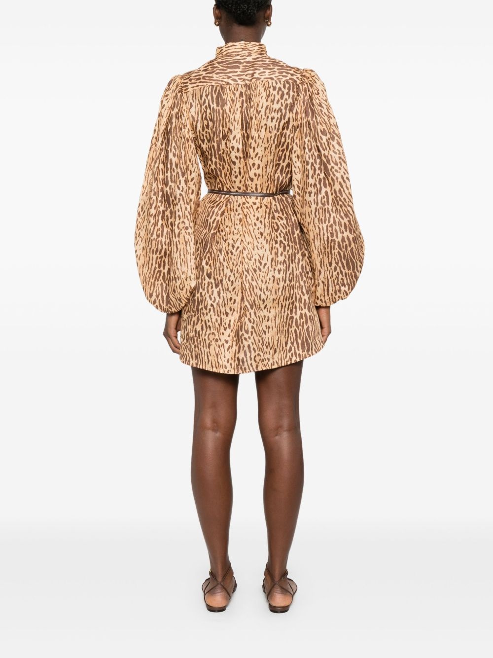 Cascadian leopard-print mini dress - 3