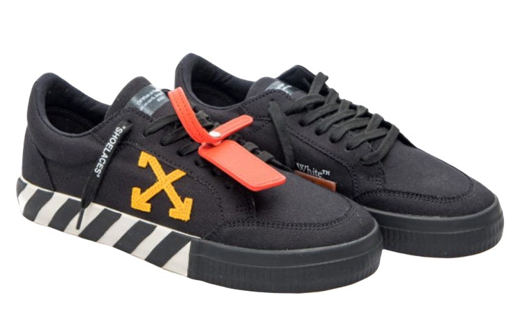 Off-White Vulcanized Low Canvas 'Black Orange White' OMIA085S23FAB0011020 - 2
