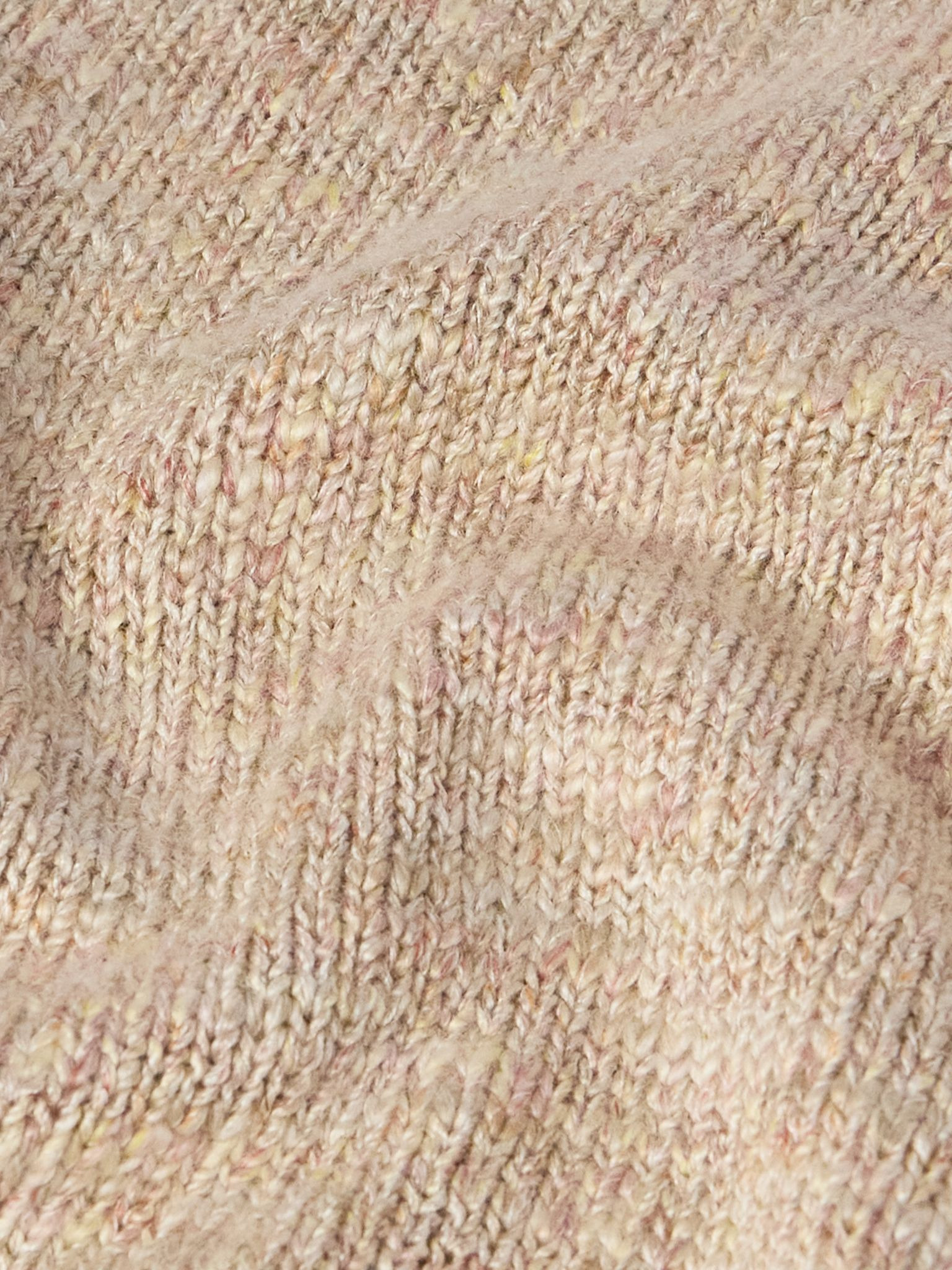 Silk, Cashmere and Linen-Blend Sweater Neutral - 4
