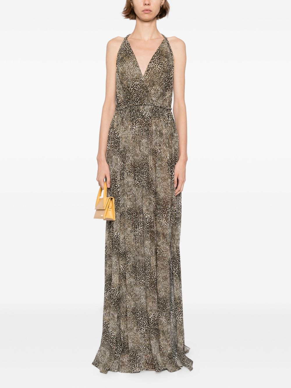 animalier-print dress - 2