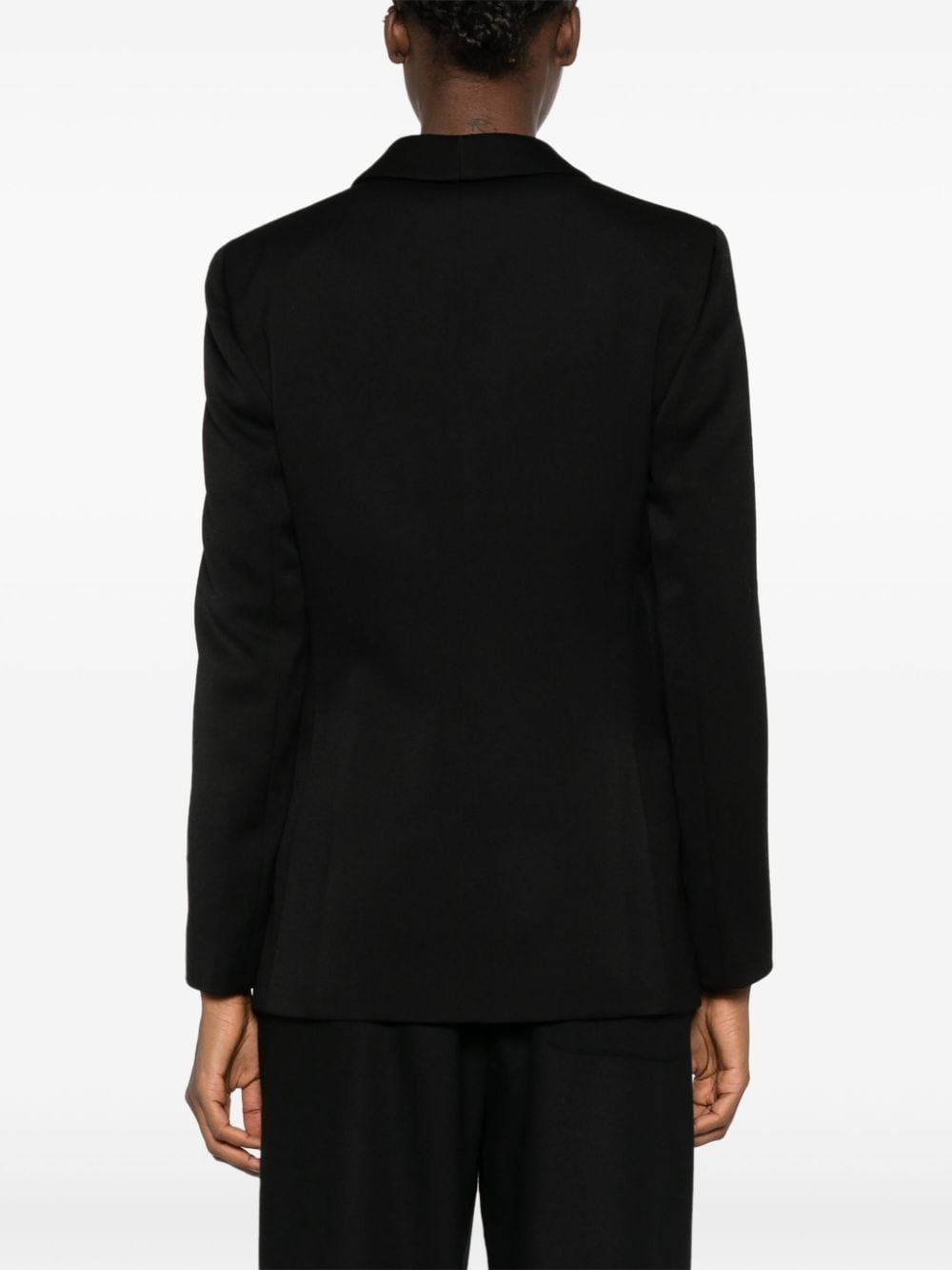 wool single-breasted blazer - 4