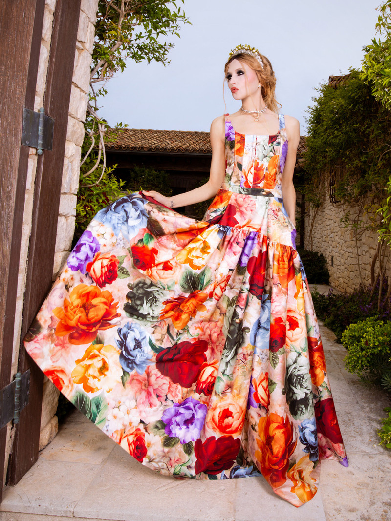 DIANA STRUCTURED MAXI DRESS 1