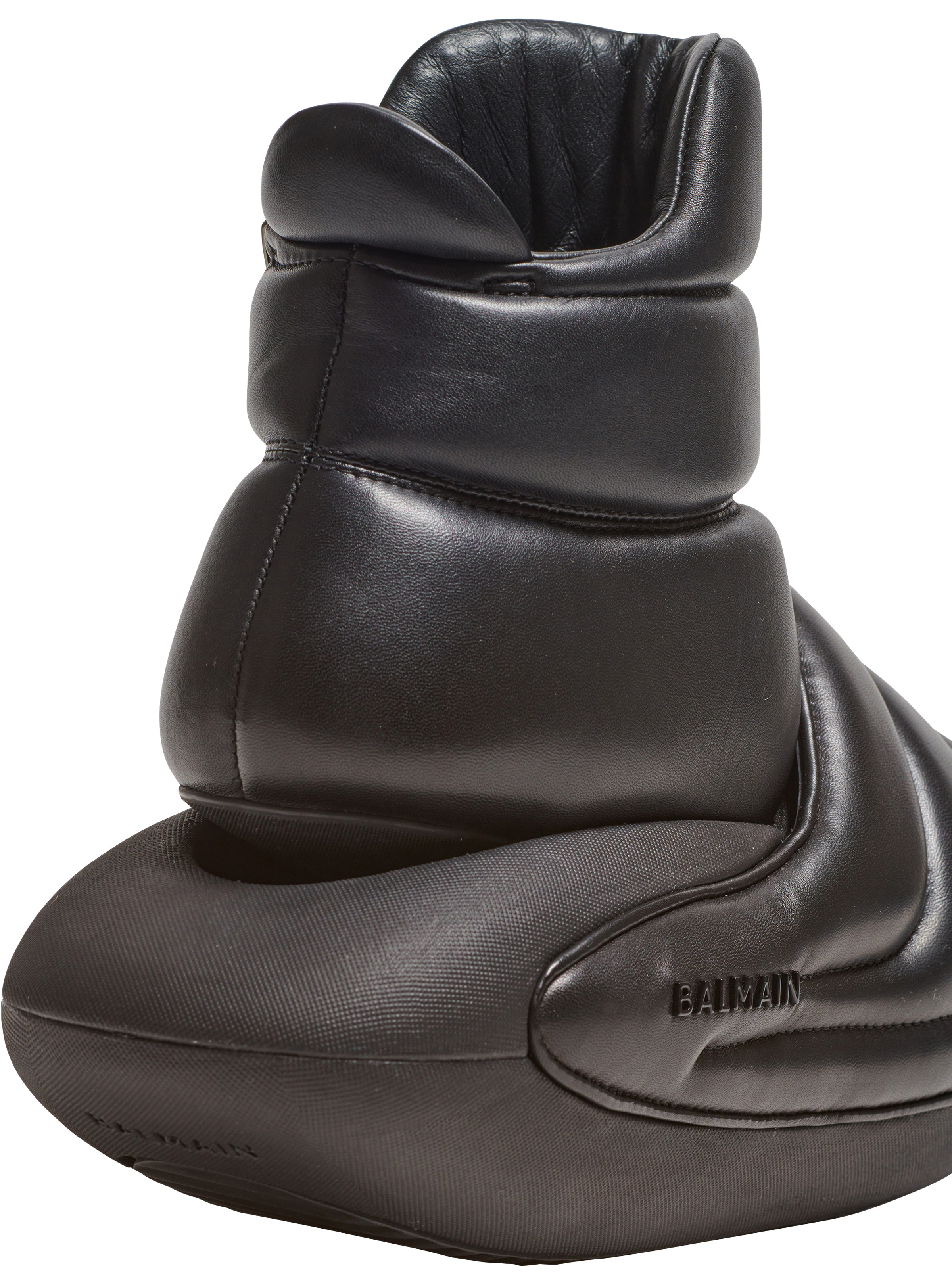 B-IT hight-top mules in quilted leather - 5