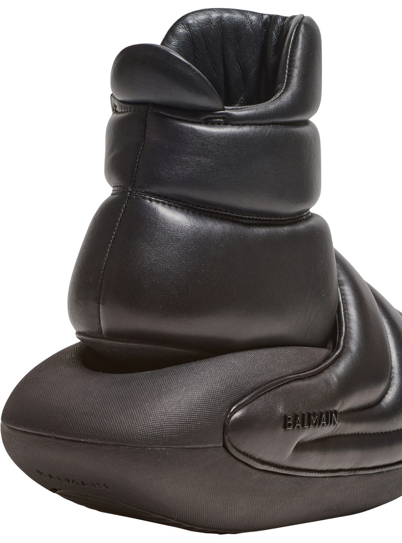 B-IT hight-top mules in quilted leather 5