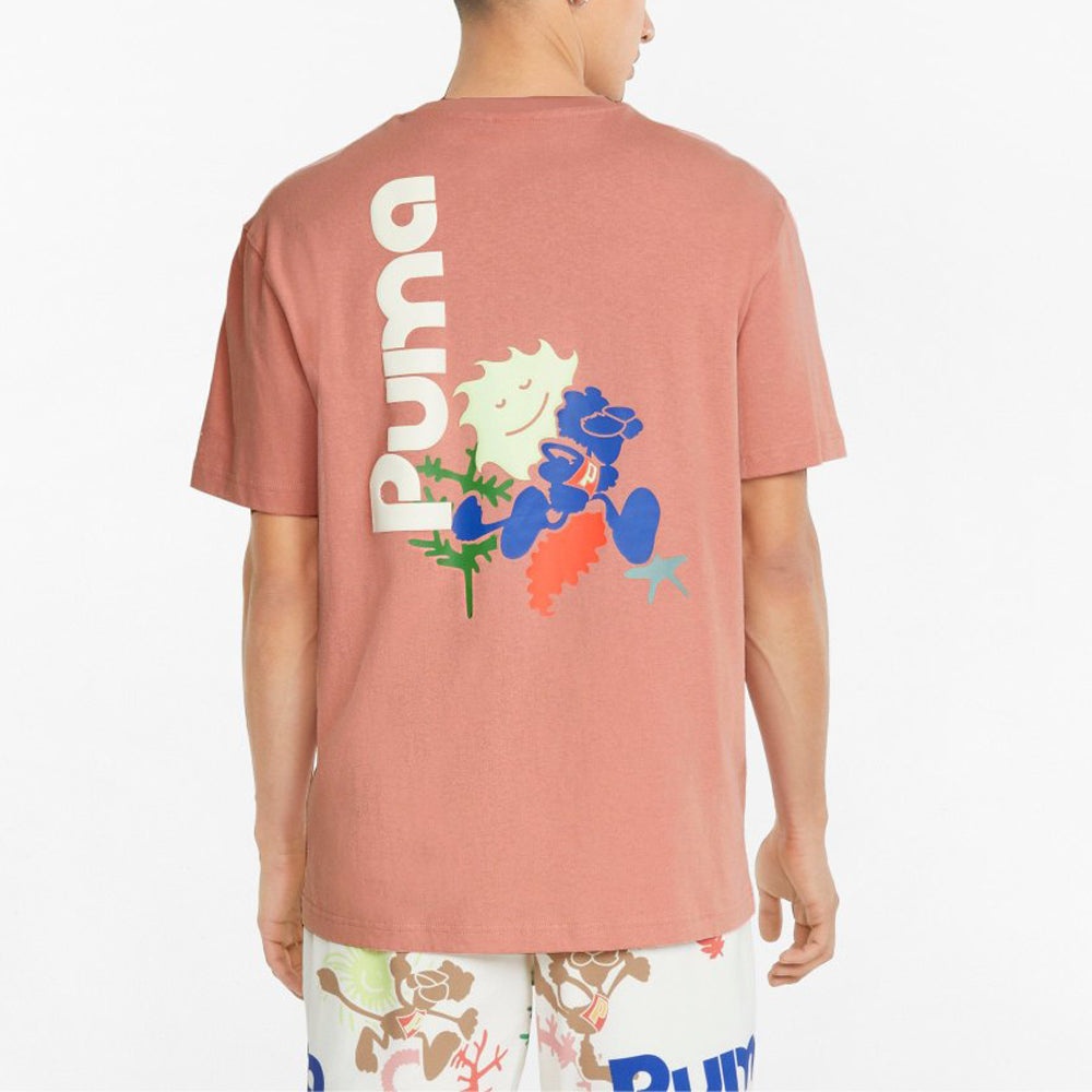 PUMA Adventure Planet Graphic Tee 'Pink' 533485-24 - 5