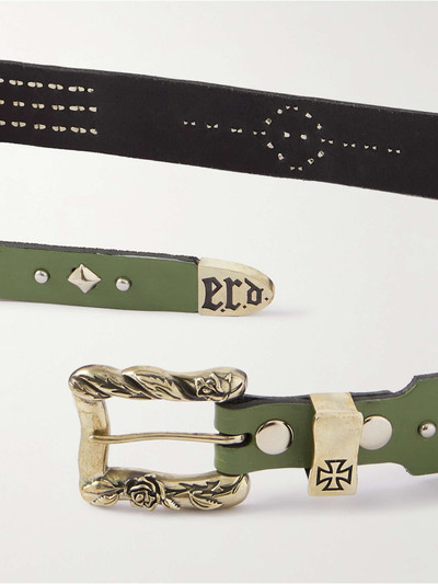 Enfants Riches Déprimés Texas Serenade 4cm Studded Leather Belt outlook