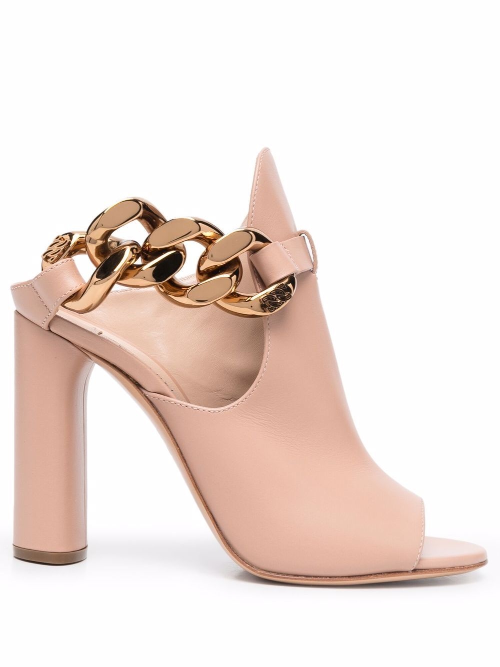 chain-detail sandals - 1