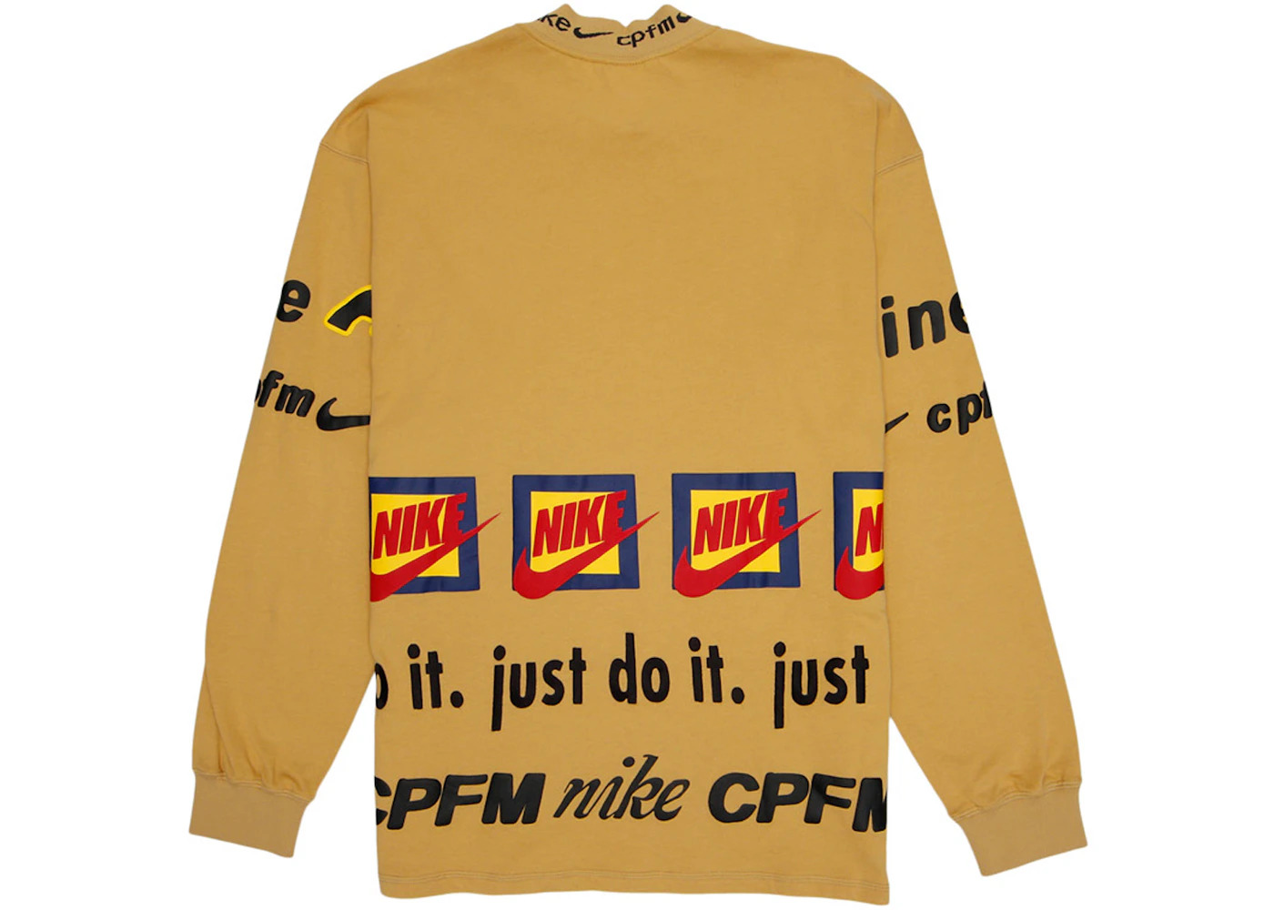 Nike x Cactus Plant Flea Market L/S T-Shirt Mustard Yellow - 2