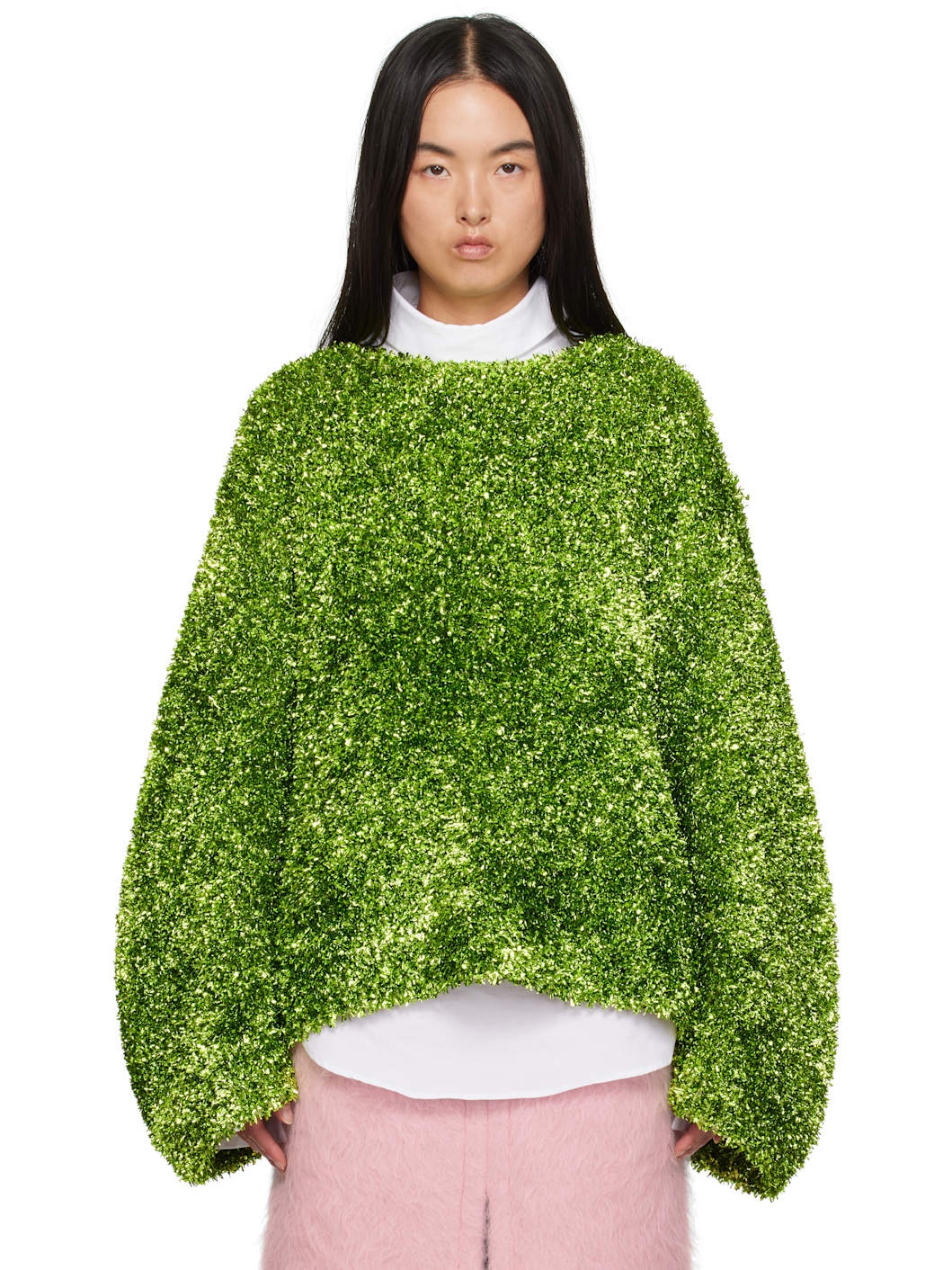 Green Tinsel Sweater - 1