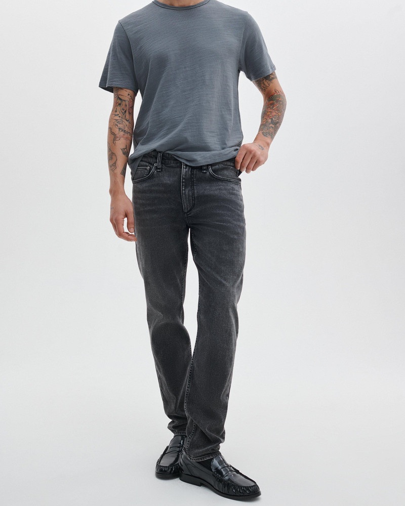 rag & bone Fit 2 Slim Jeans Cashmere Stretch in Washed Black outlook