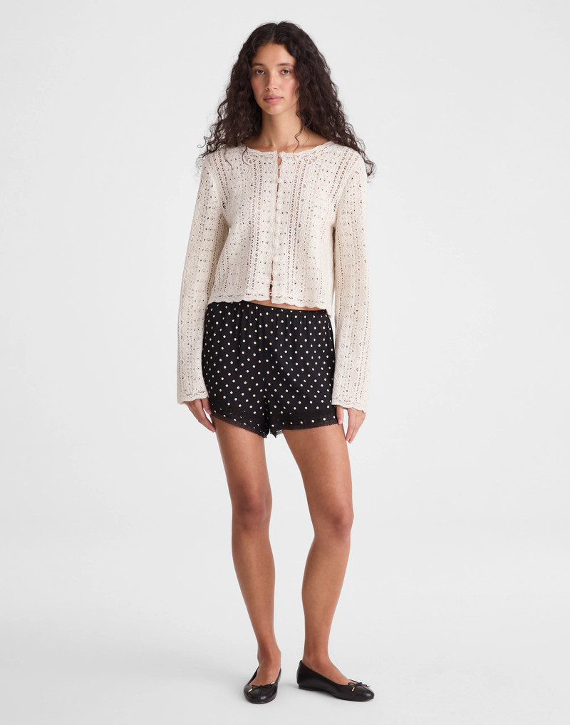 Open-Knit Lace Cardigan 3