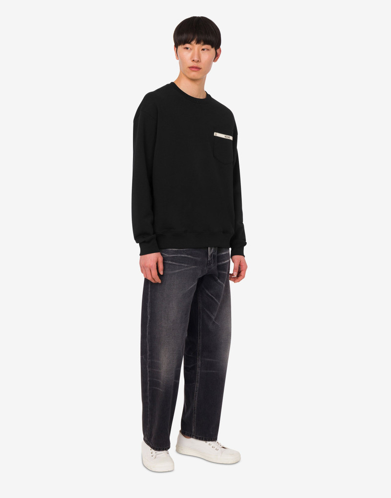 EMBROIDERED ORGANIC COTTON SWEATSHIRT 1