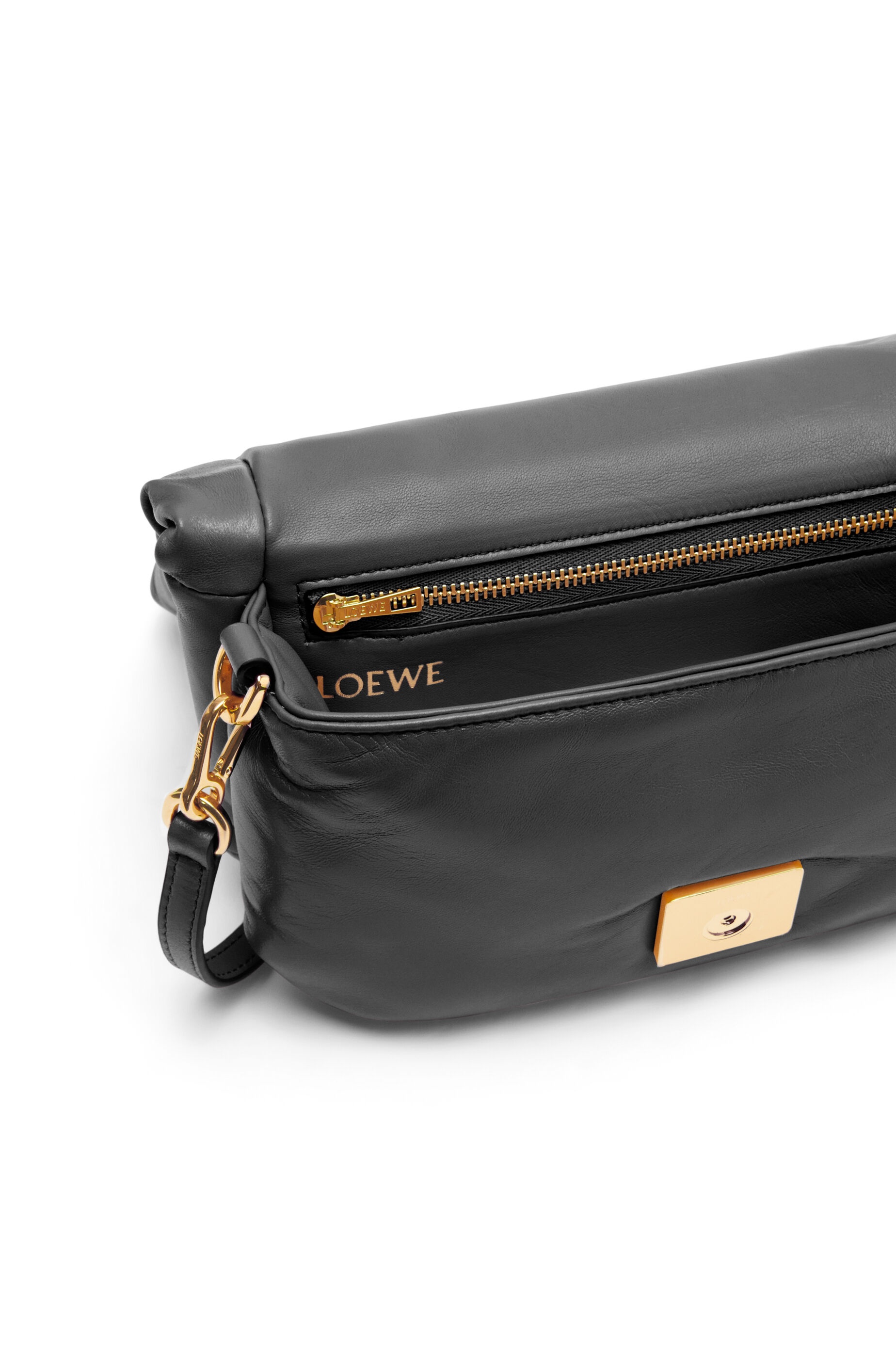 Mini Puffer Goya bag in shiny nappa - 8
