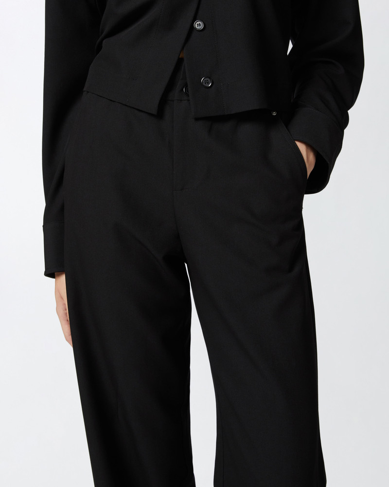 CREPE TROUSERS WITH GATHERING AT THE WAIST 5